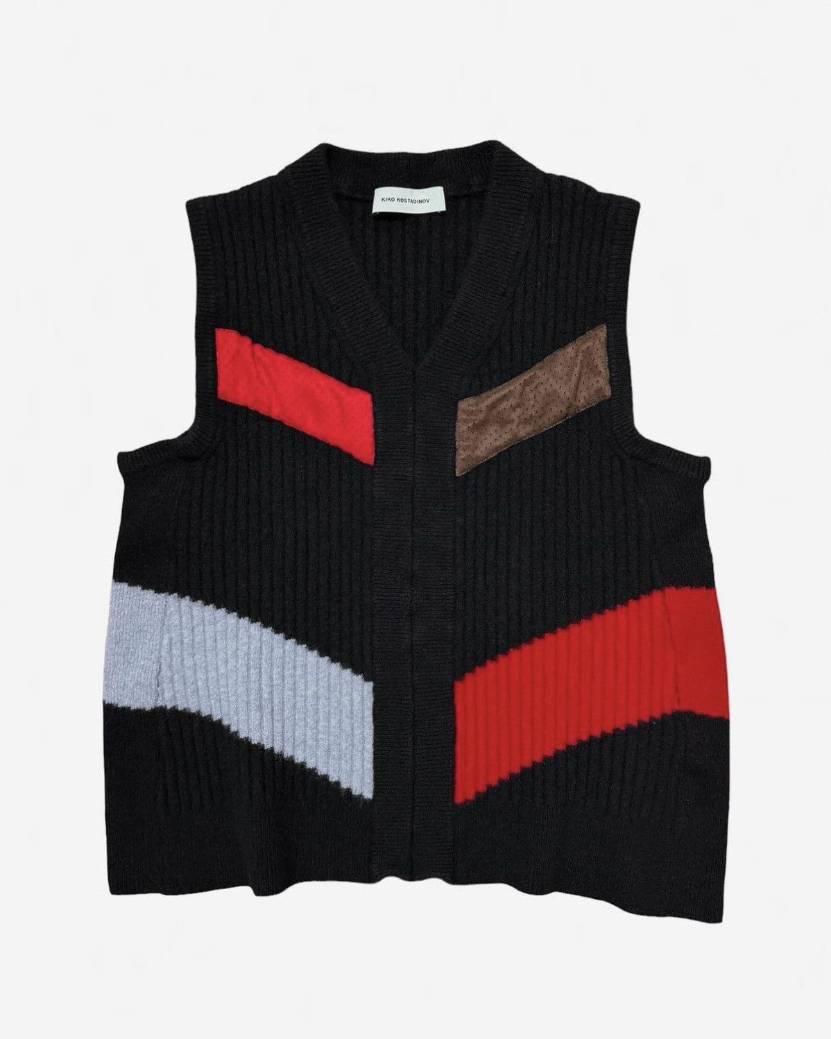 Kiko Kostadinov FW20 NASH INTARSIA VEST | Grailed