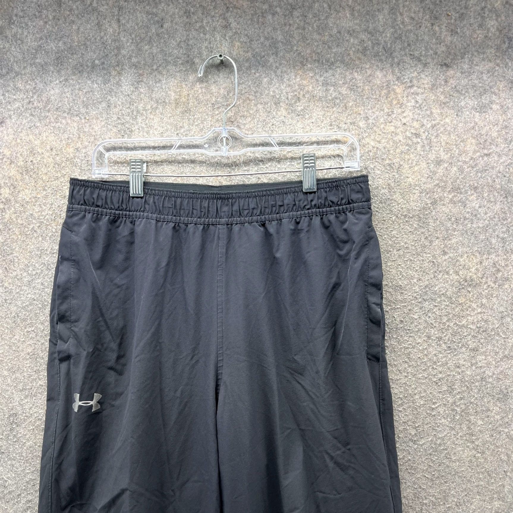 Under Armour Under Armour Pants Mens Large Black HeatGear Fitted Track Running Size US 33 - 7 Thumbnail