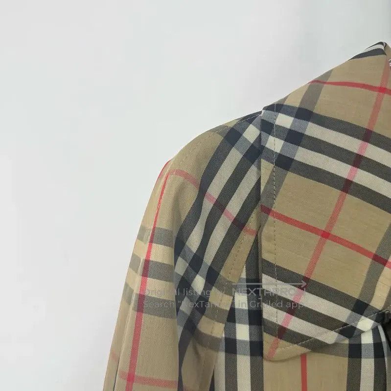 Burberry Burberry Colorblock Cotton Women's Trench Coat. Size M / US 6-8 / IT 42-44 - 3 Thumbnail