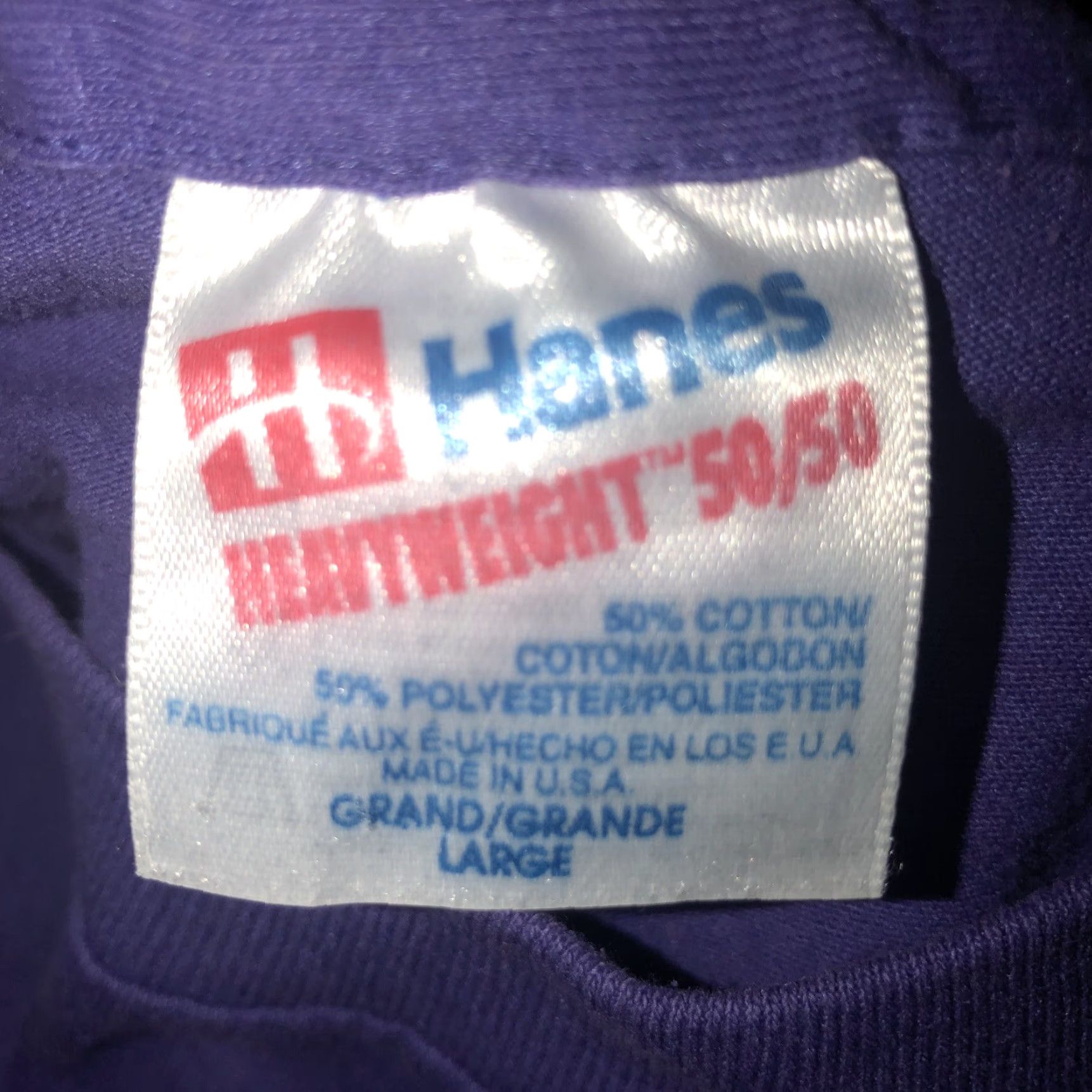 Hanes VINTAGE Kentucky Derby VTG Single Stitch Purple T-Shirt Mens L Hanes Cotton Short Sleeve Stitch 1993 Purple Derby Mens Large Size US L / EU 52-54 / 3 - 4 Thumbnail