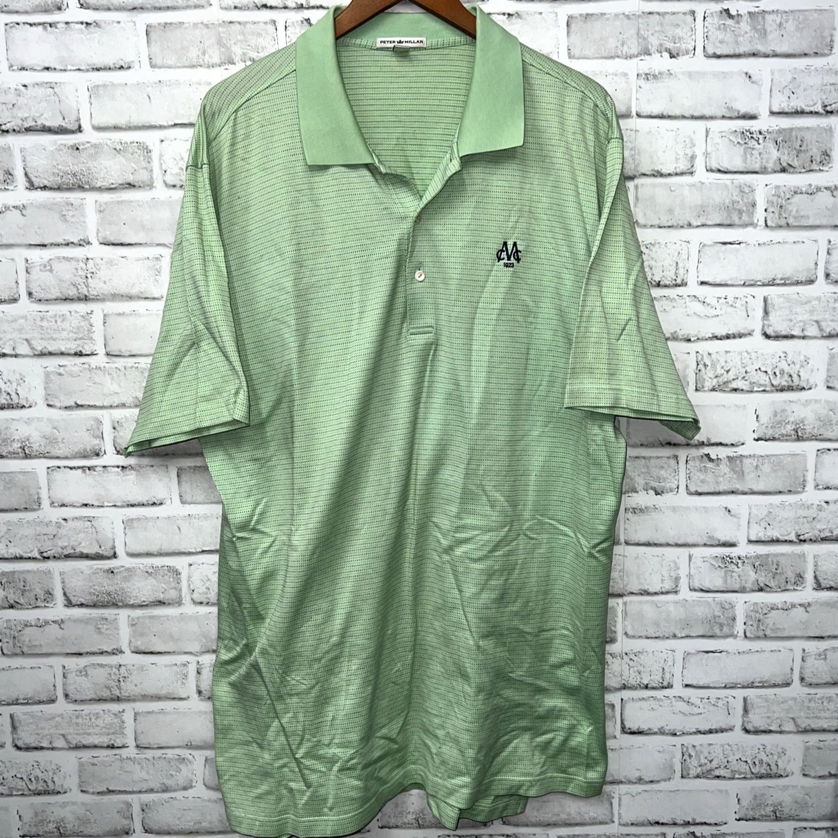 Peter Millar Peter Millar Polo Shirt Mens 2XL Green Size US XXL / EU 58 / 5 - 2 Thumbnail