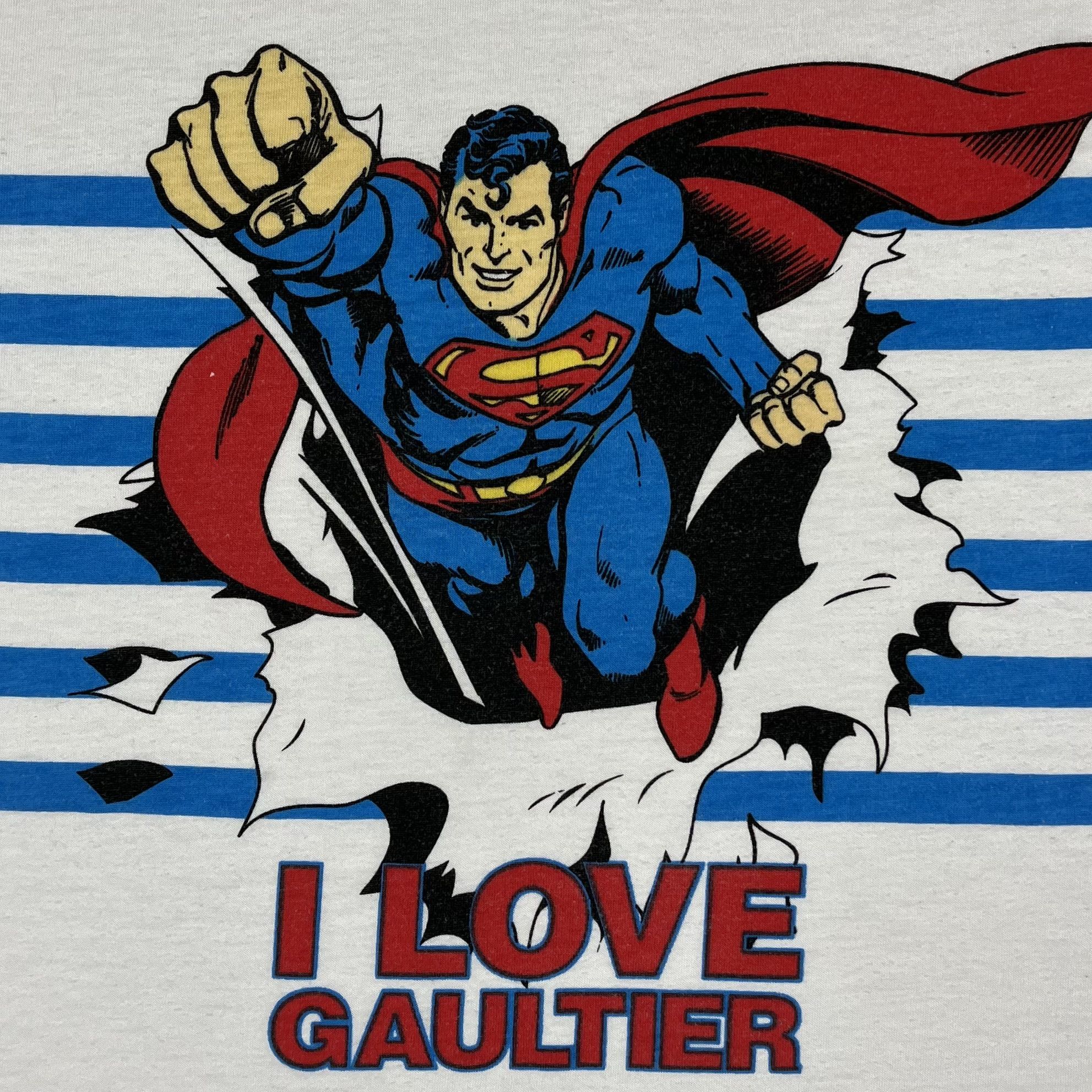 Jean Paul Gaultier Jean Paul Gaultier DC Comics Superman Big Logo T Shirt Size US M / EU 48-50 / 2 - 6 Thumbnail