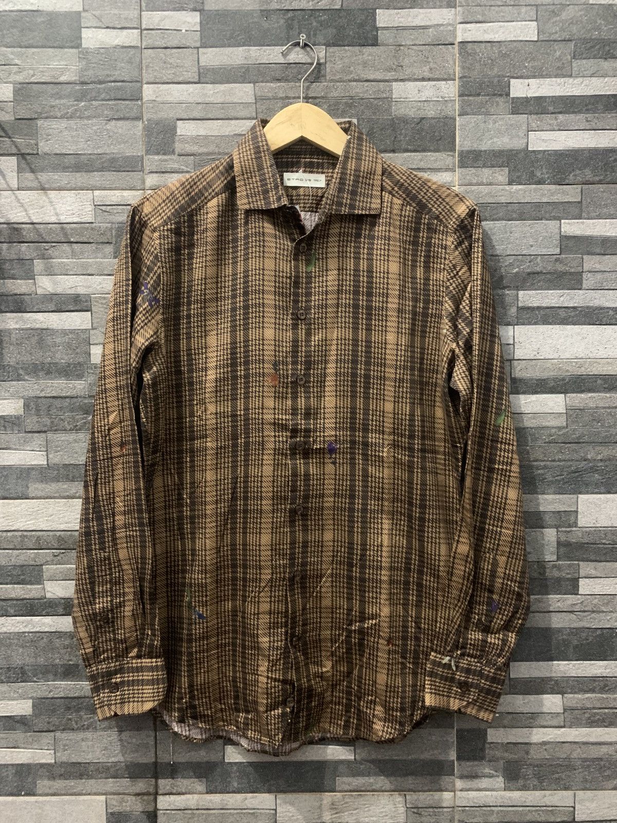 Etro ETRO Plaid Shirt Size US M / EU 48-50 / 2 - 1 Thumbnail