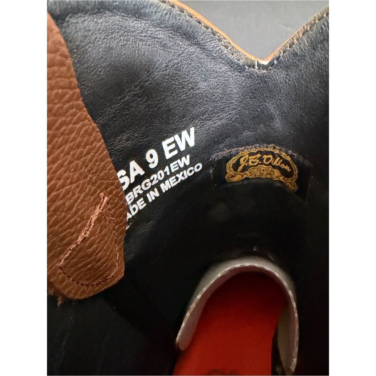 Other JB Dillon Men Reserve Leather Boots Oak Honey Toe SIZE 9 EW Size US 9 / EU 42 - 8 Thumbnail