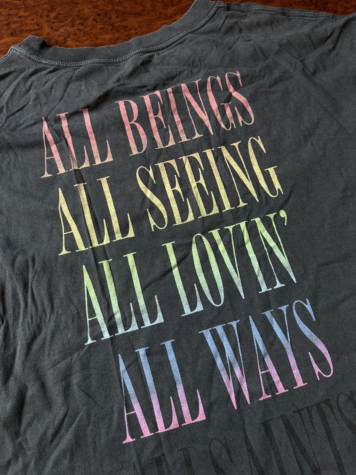 Allsaints × If Six Was Nine AllSaints Tee Shirt Double Sided Logo BIG RAINBOW MONO Size US M / EU 48-50 / 2 - 6 Thumbnail