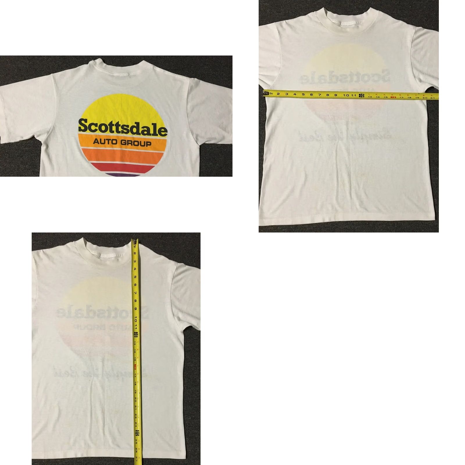 Vintage VINTAGE Scottsdale Auto Single Stitch Shirt M White 80s 90s Grunge Mechanic USA Automotive Cars Shirts Mens Size US M / EU 48-50 / 2 - 8 Thumbnail