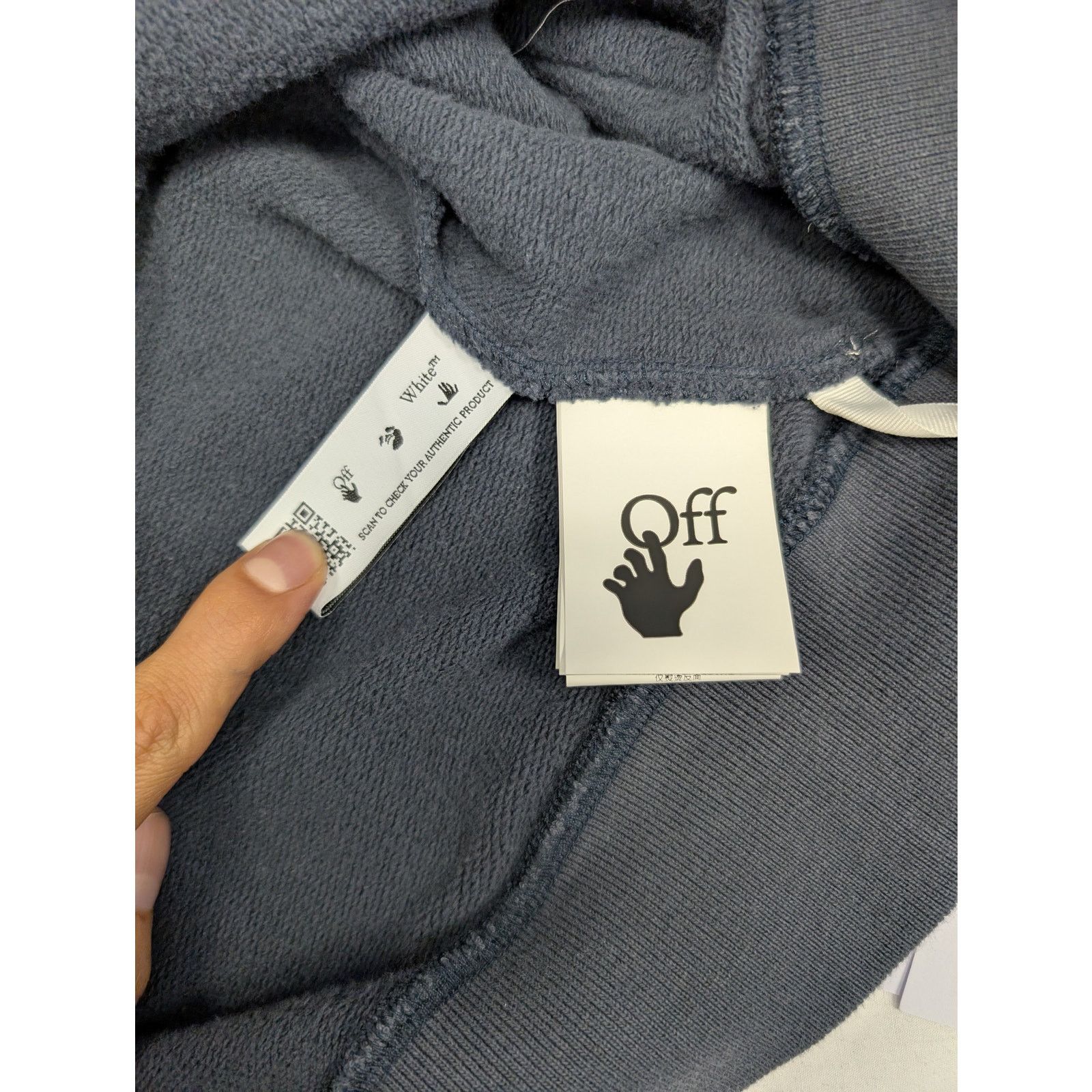 Off-White o1rshd1 Graff Pupp Skate Hoodie outerspace in Multicolor Size US L / EU 52-54 / 3 - 15 Thumbnail