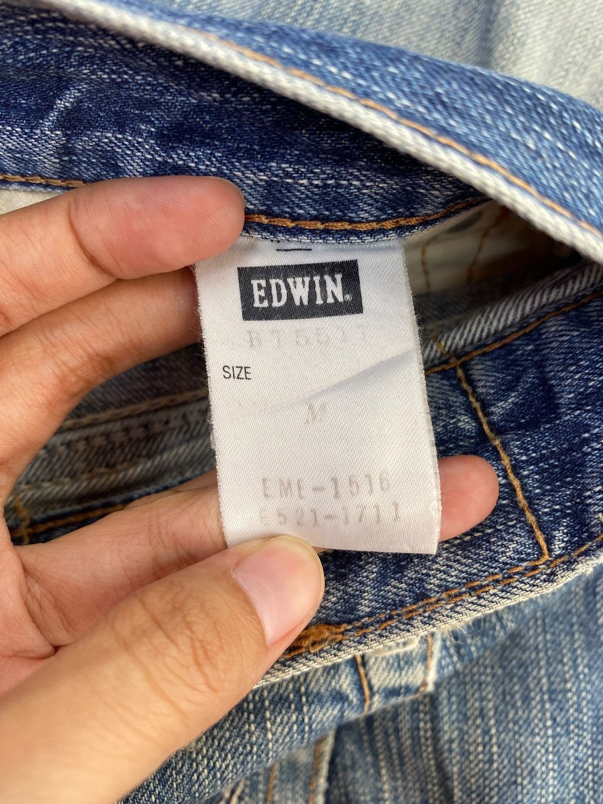 Edwin Edwin Blue Trip Whiskers Faded Wash Style Bootcut Jeans Size US 30 / EU 46 - 11 Thumbnail
