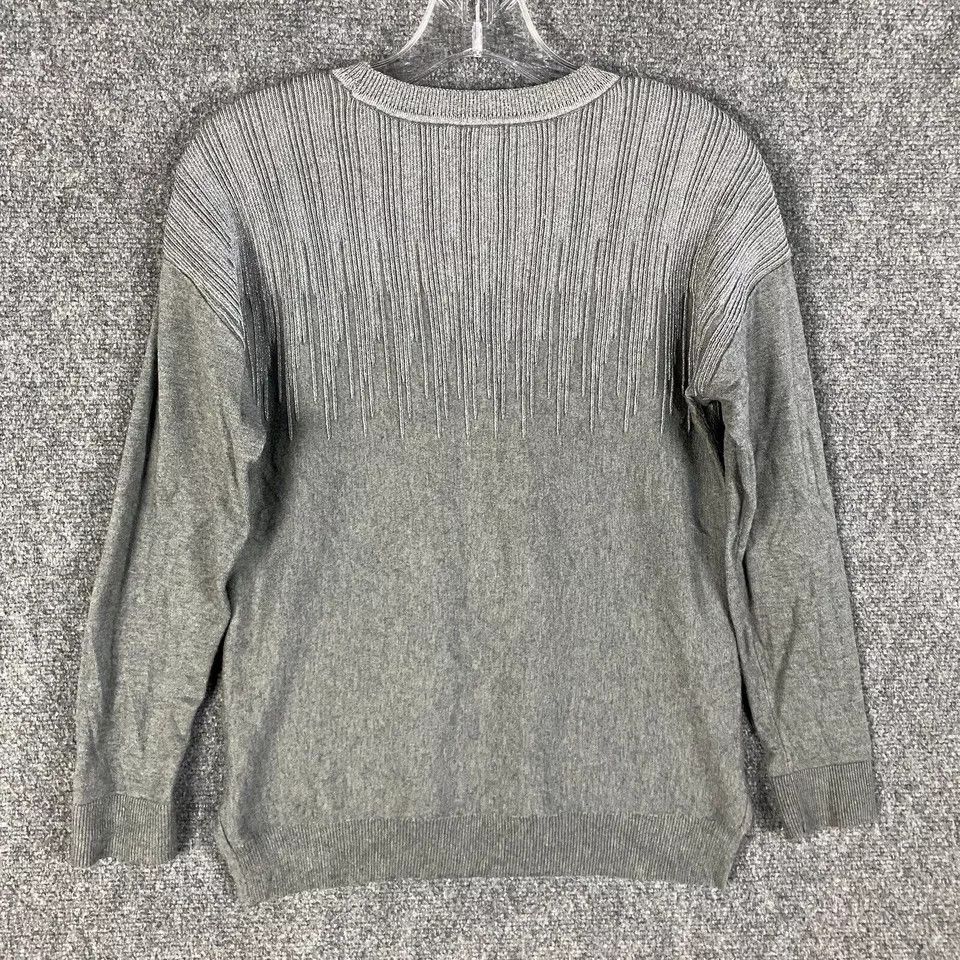 Alfani Alfani Sweater Women's Small Pullover Long Sleeve Gray S Size S / US 4 / IT 40 - 7 Thumbnail