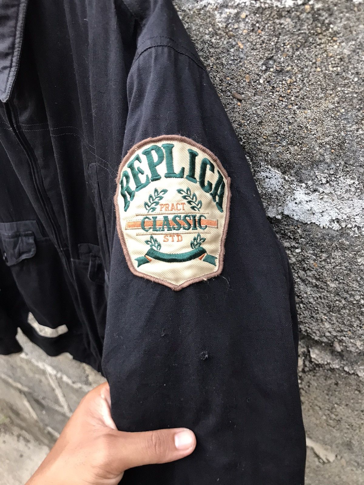 Japanese Brand ⚡️Vintage Practstudio Distressted Bomber Jacket Size US M / EU 48-50 / 2 - 9 Thumbnail