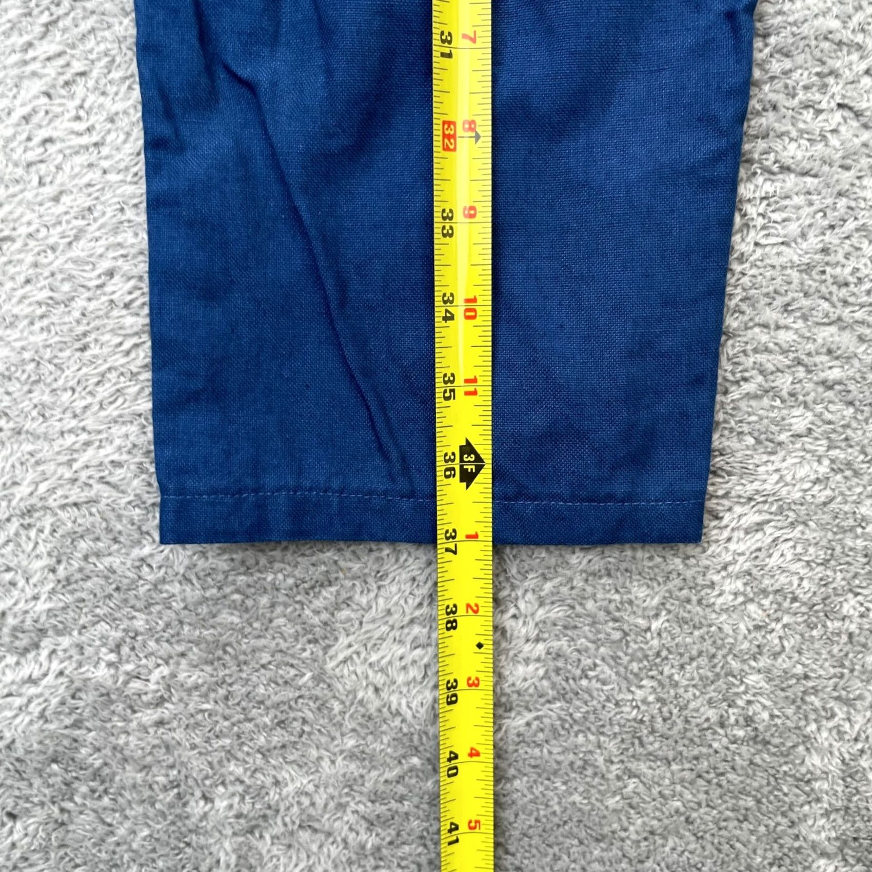 Vintage Jomers Pants Mens 33 Blue Chino Cotton Straight Leg Golf Tennis Resort Wear Size US 33 - 6 Thumbnail