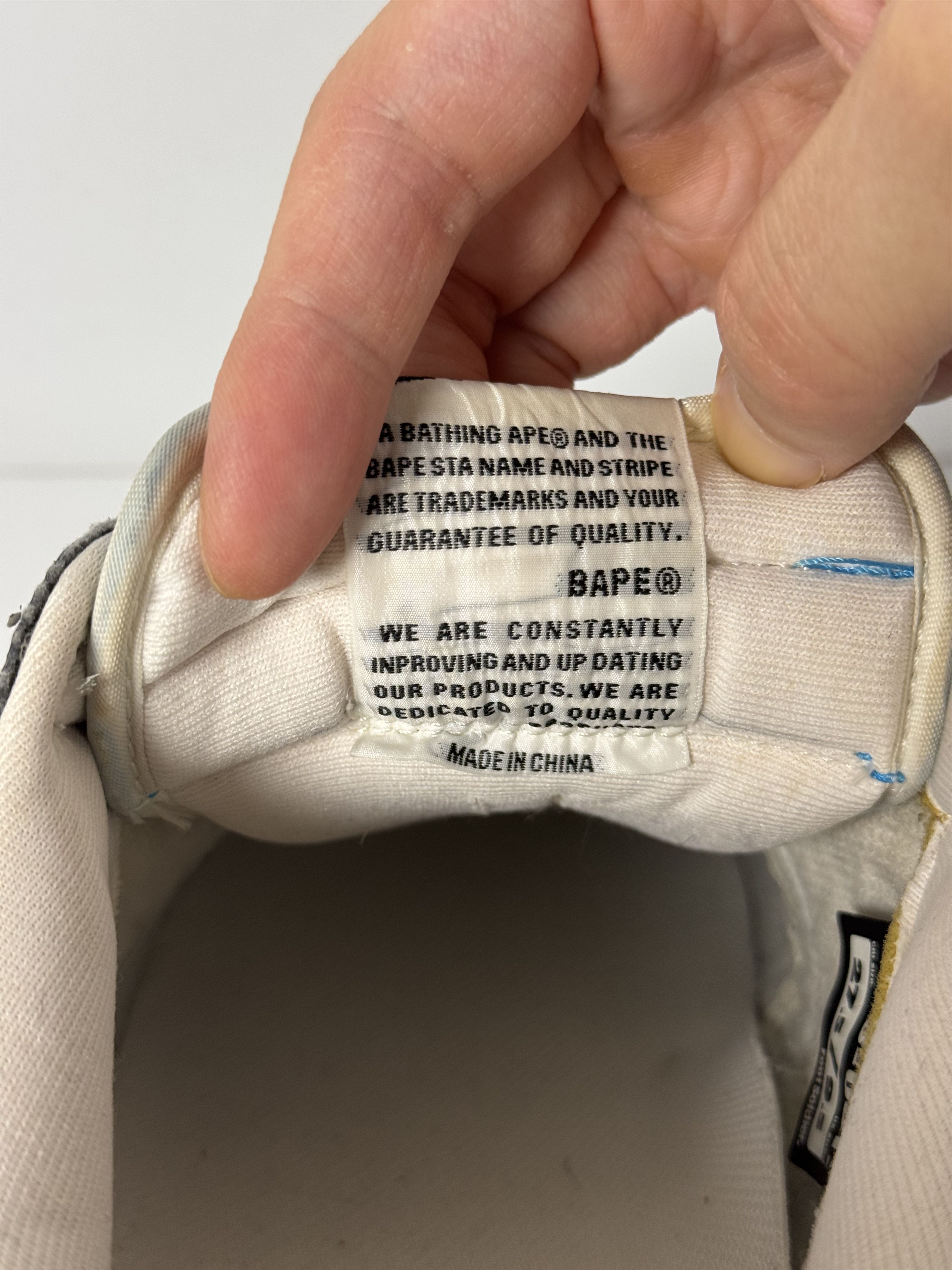 Bape FS-001 Bapesta Baby Blue/Silver 9.5 Size US 9.5 / EU 42-43 - 10 Thumbnail