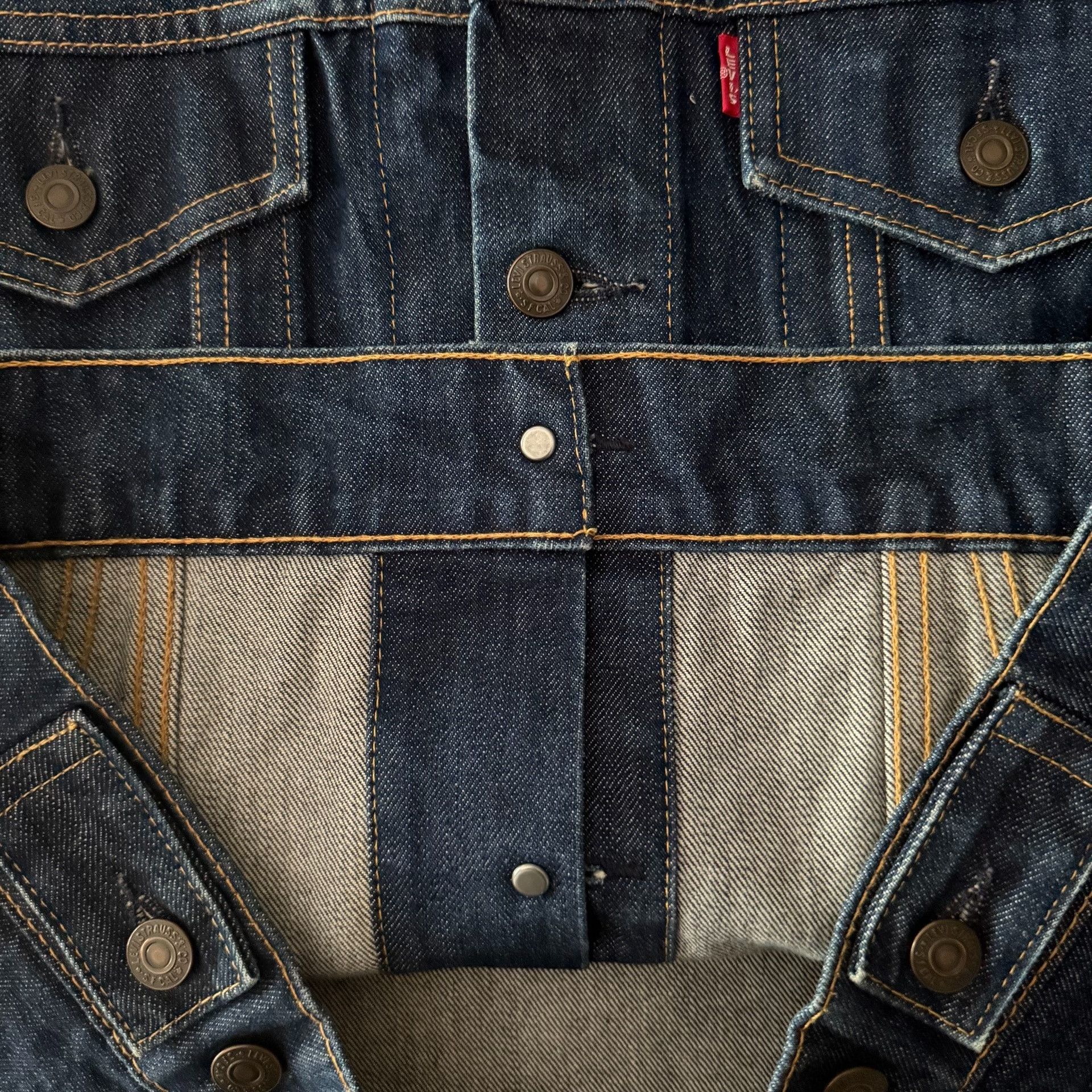 Levi's Vintage Clothing Levi's LVC70505 Raw Denim Jacket Size US XXS / EU 40 - 6 Thumbnail