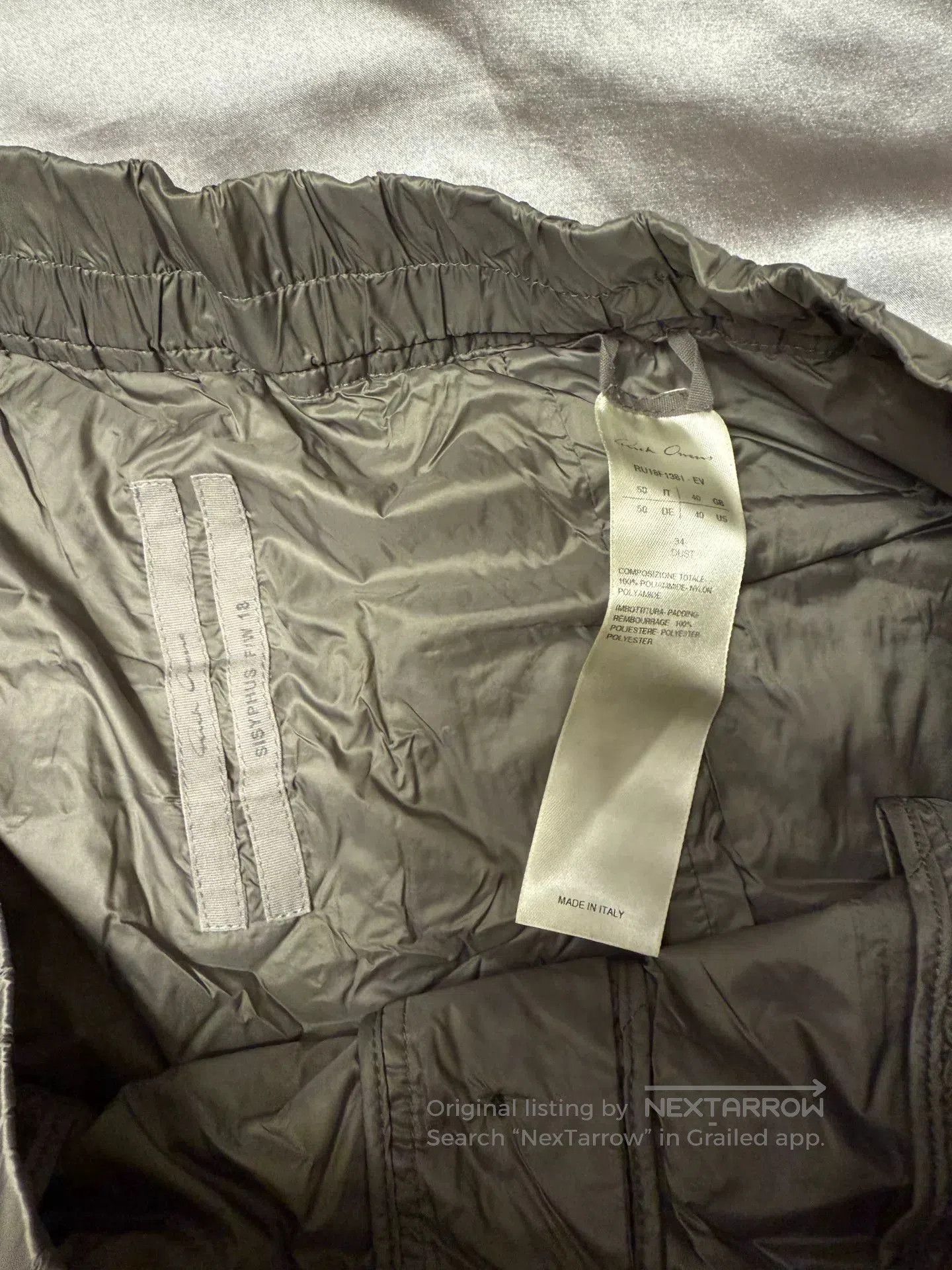 Rick Owens rick owens nylon padded zip pants. Size US 40 / EU 56 - 2 Thumbnail
