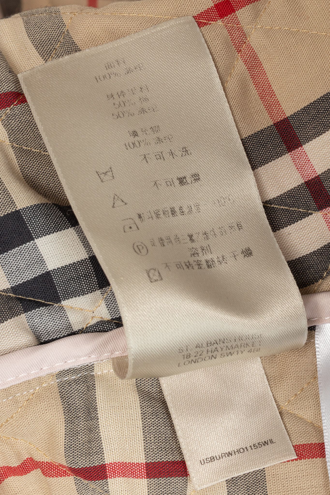 Burberry Burberry Pink Quilted Check-Trim Zip Jacket Size M / US 6-8 / IT 42-44 - 11 Thumbnail