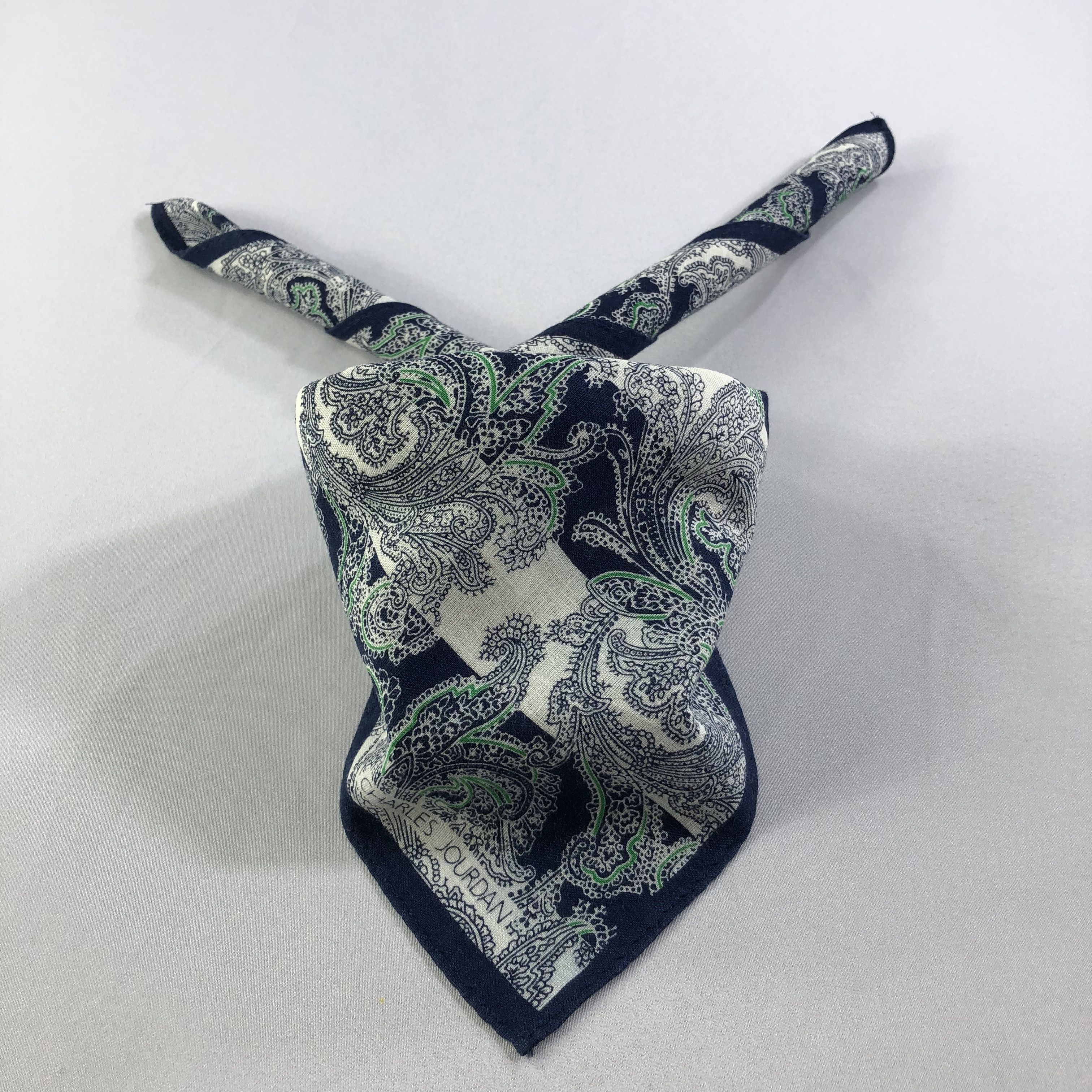 Charles Jourdan × Vintage Charles Jourdan Handkerchief Neckerchief Bandana H2089 Size ONE SIZE - 1 Thumbnail