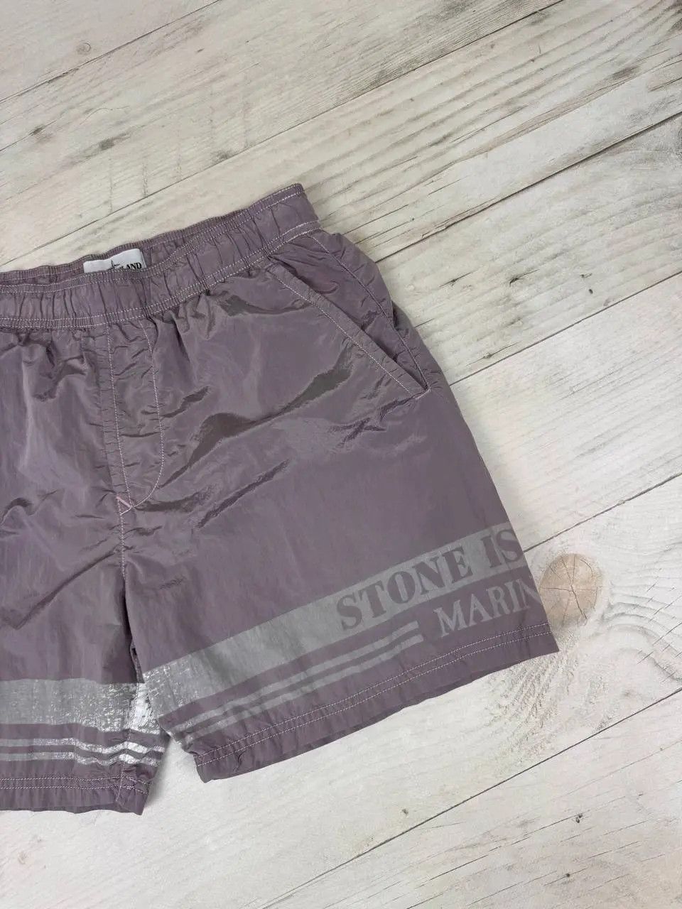Stone Island Stone Island Marina Nylon Shorts Big Logo Size US 30 / EU 46 - 5 Thumbnail
