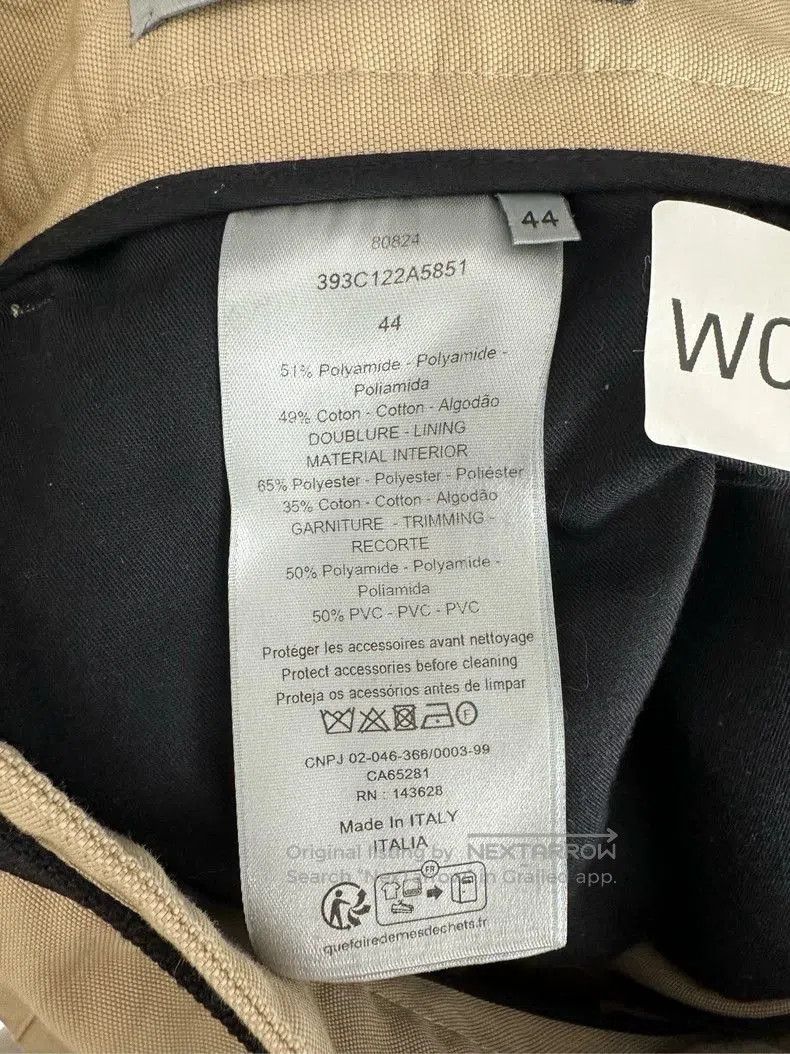 Dior Dior Belted Cargo Shorts Khaki 44. Size US 44 / EU 60 - 4 Thumbnail