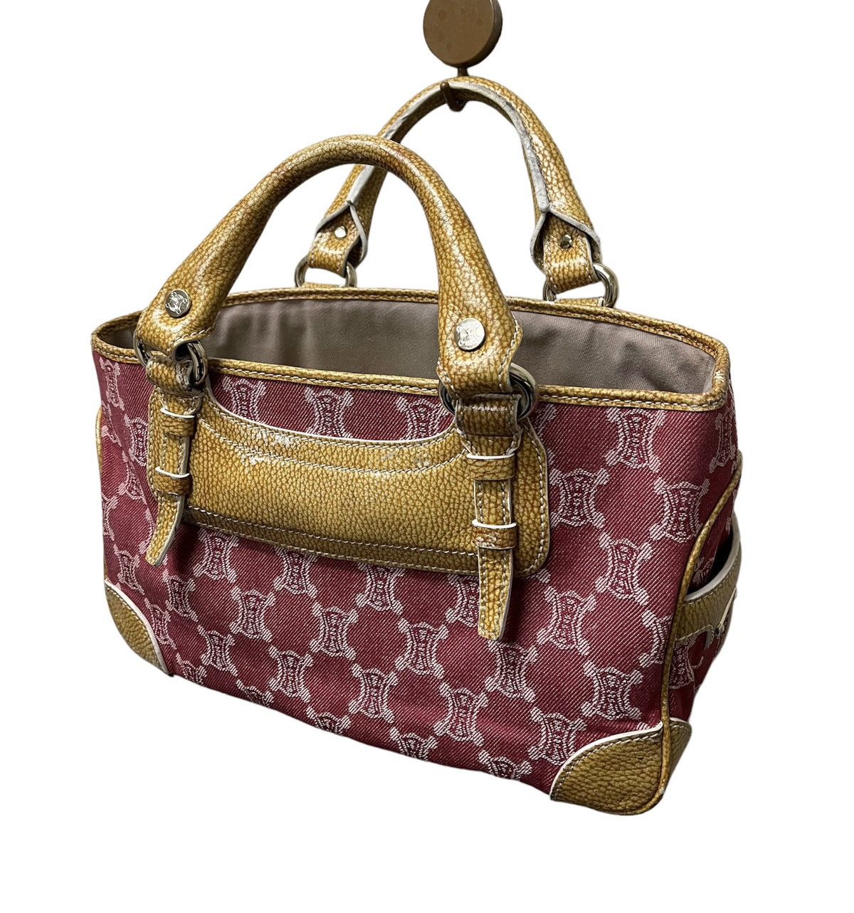 Celine Vintage CELINE PARIS Monogram Handbag x Rare Size ONE SIZE - 2 Thumbnail