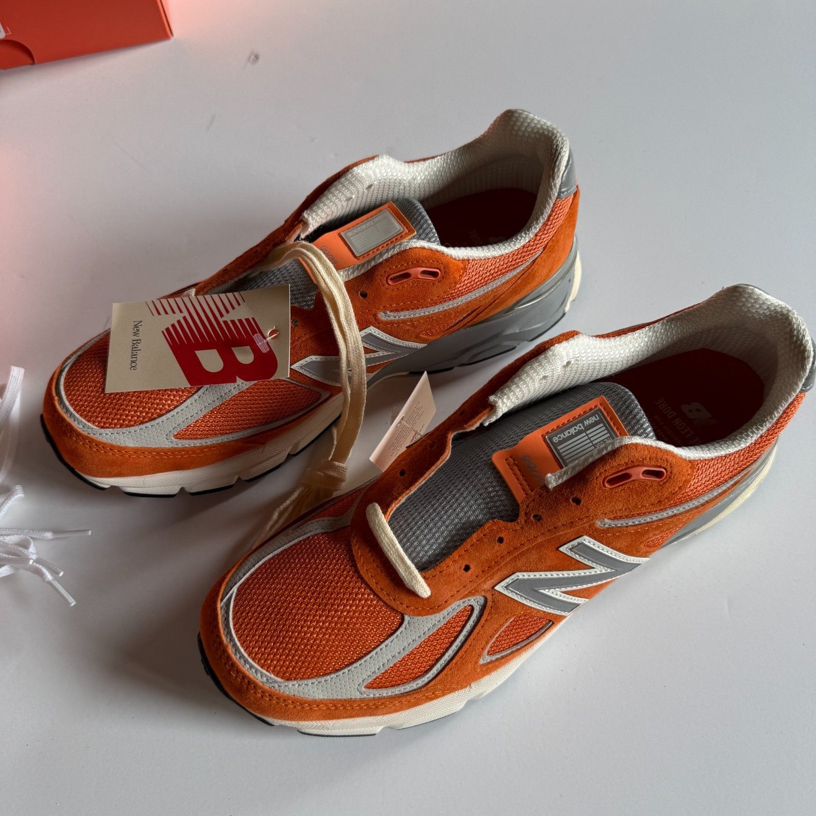 Aime Leon Dore × New Balance New Balance 990v4 x Aimé Leon Dore Orange - U990OG4 Size US 9.5 / EU 42-43 - 7 Thumbnail