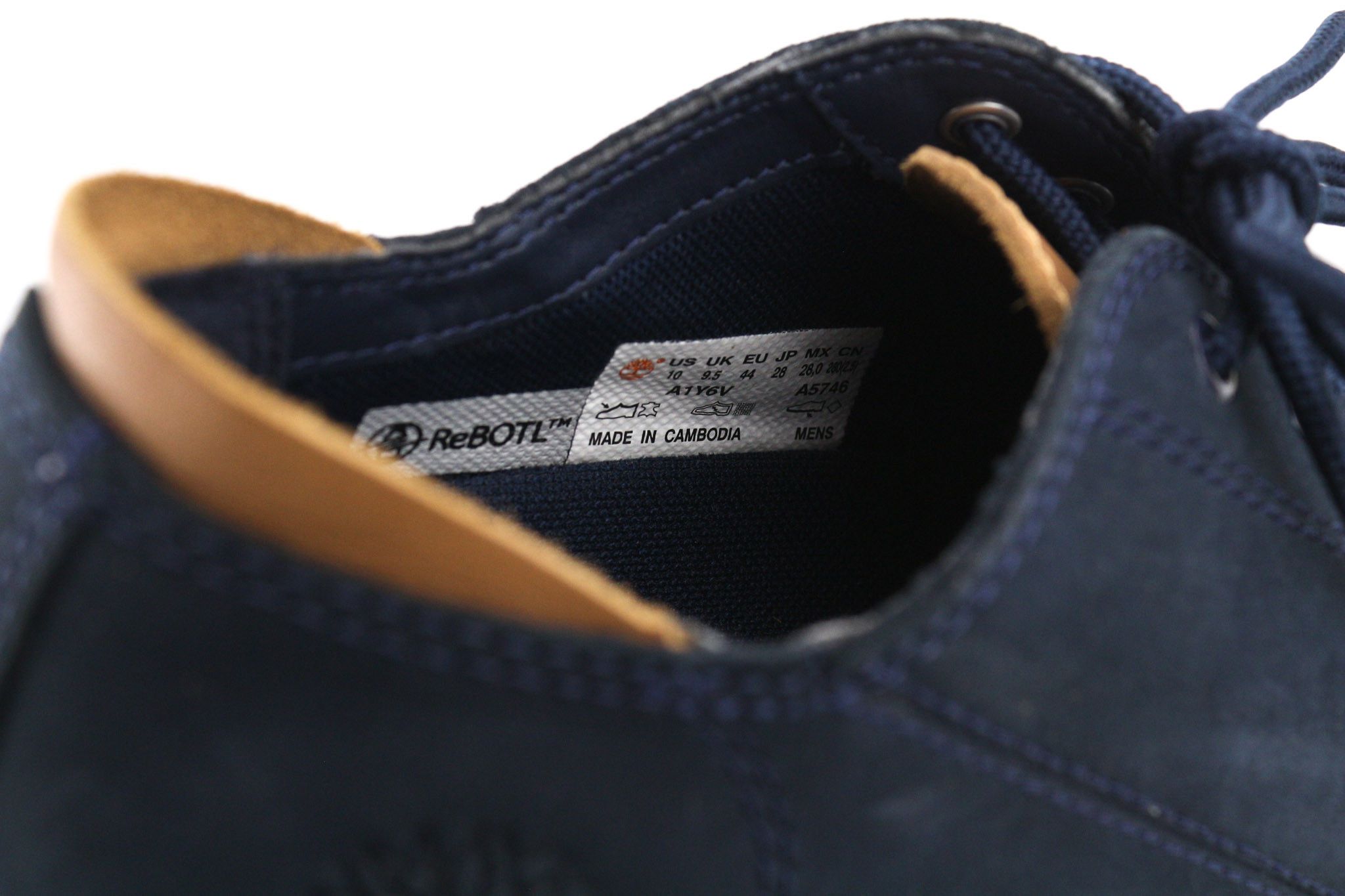Timberland A1Y6V-A4646 EU44/44.5 Navy Blue Leather Trainers 80574 Size US 11 / EU 44 - 11 Thumbnail