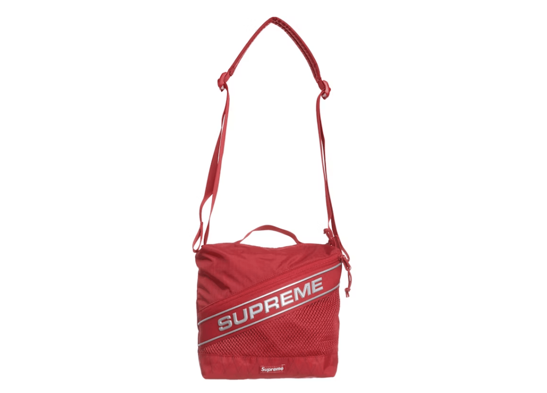 Supreme Supreme Logo Shoulder Bag Red | Grailed