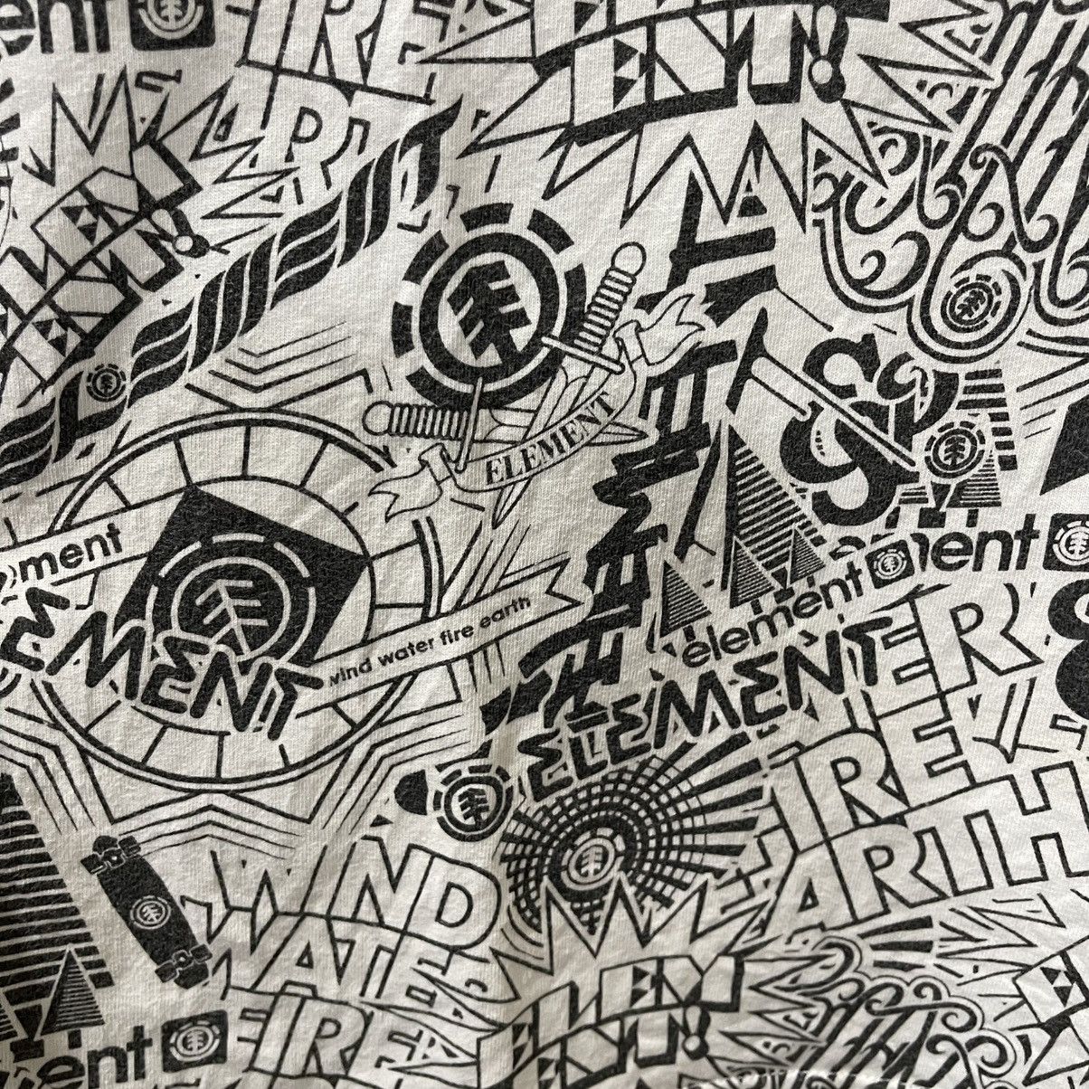 Element Very rare element skateboard all over print logo tee Size US L / EU 52-54 / 3 - 5 Thumbnail