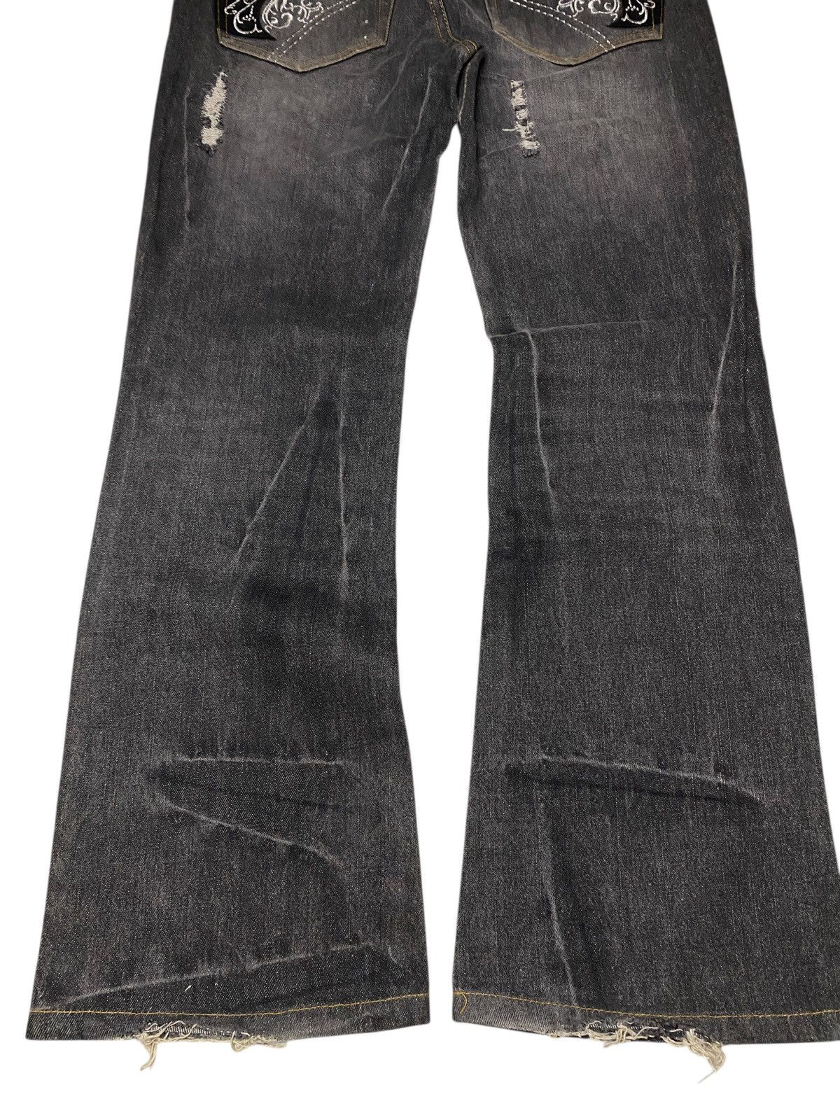 If Six Was Nine Bernings Sho Clawmark Tribal Flared Jeans Size US 28 / EU 44 - 7 Thumbnail