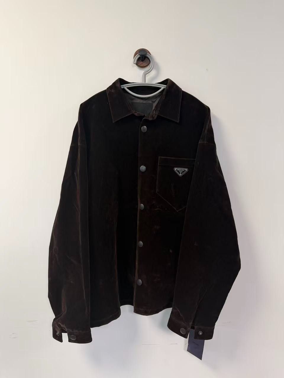 Prada Prada Men's Black Velvet Lapel Jacket Size US XL / EU 56 / 4 - 1 Thumbnail