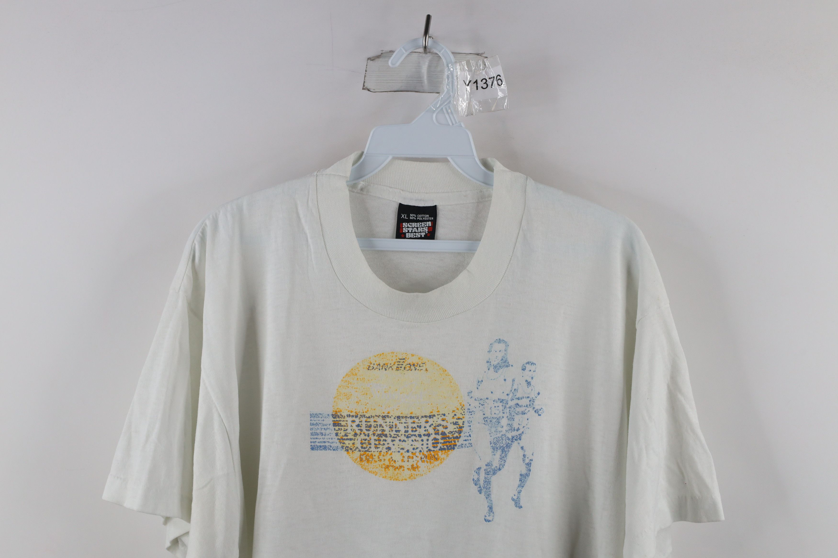 Vintage Vintage 80s Runners Classic 10K Road Race T-Shirt White USA Size US XL / EU 56 / 4 - 2 Thumbnail