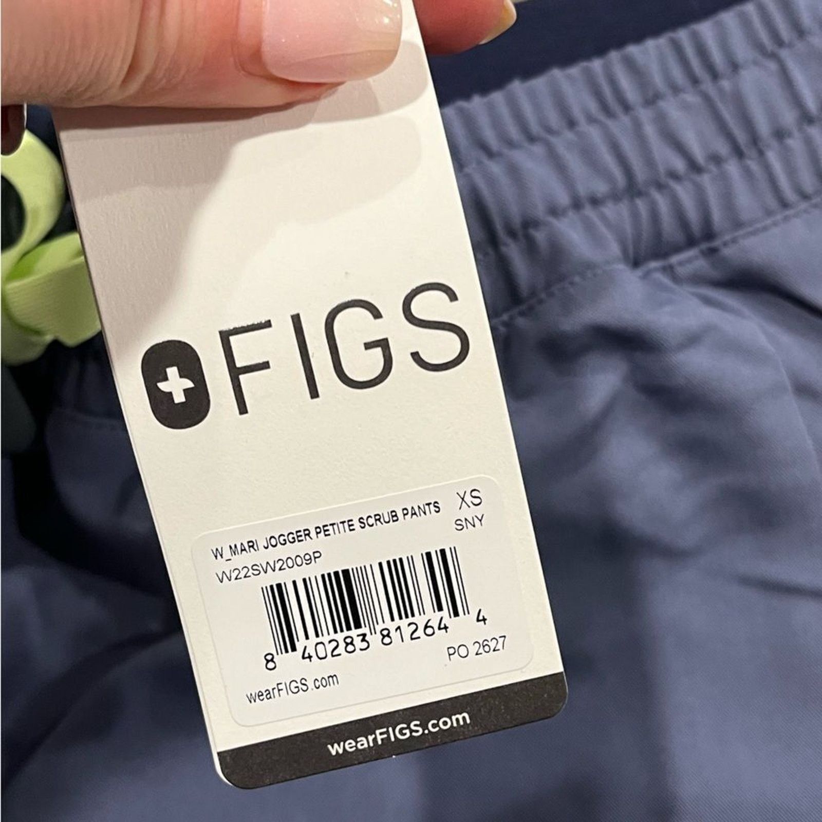 Vintage NWT Figs Mari Skinny Jogger Scrub Pants Drawstring ElasticXS Size 25" / US 0 / IT 36 - 7 Thumbnail