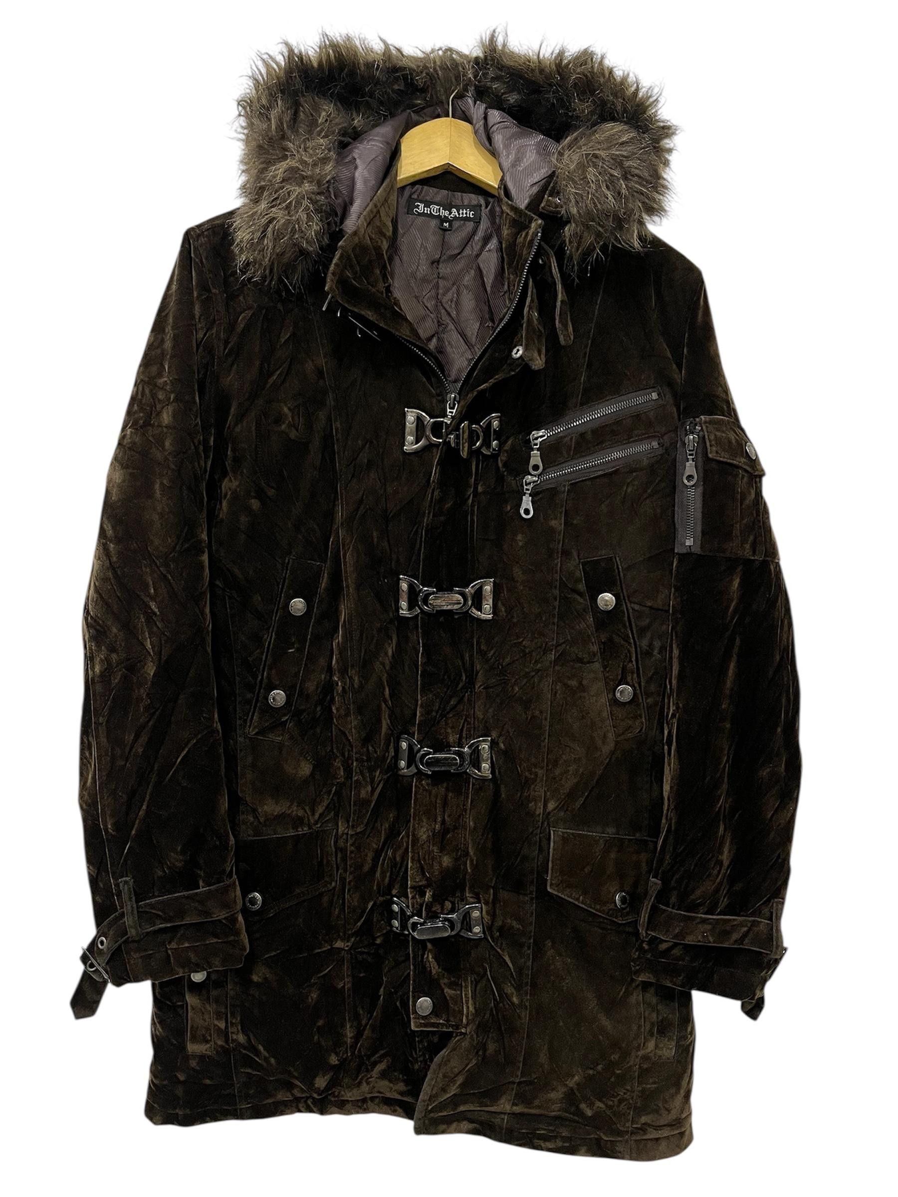 In The Attic In The Attic Velvet Fur Parka Jacket Punk Style Size US M / EU 48-50 / 2 - 7 Thumbnail