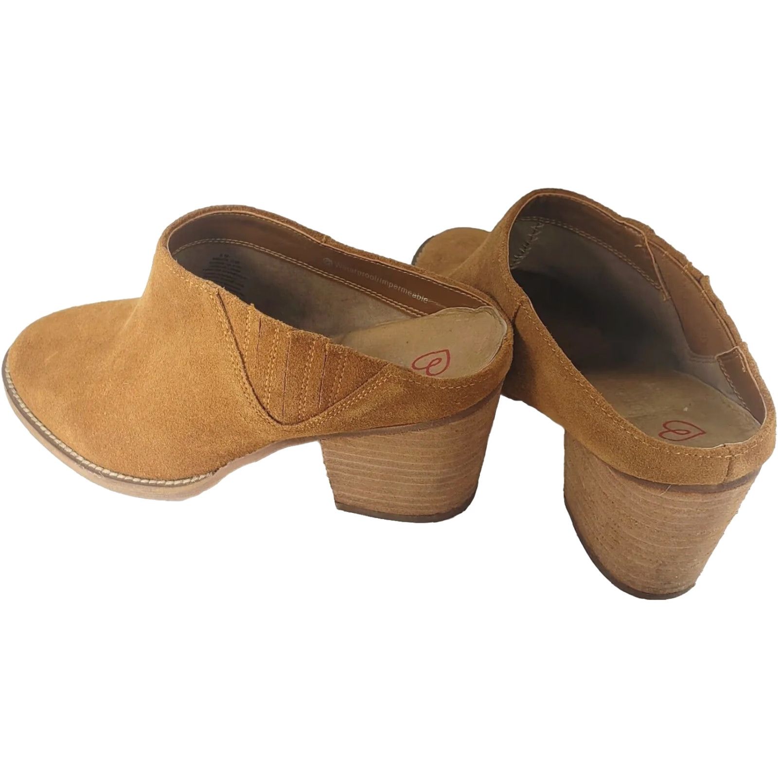 Blondo Blondo NORWICH Mule Waterproof Suede Block Heel Brown Women's Size 8M Boot Look Size US 8 / IT 38 - 5 Thumbnail
