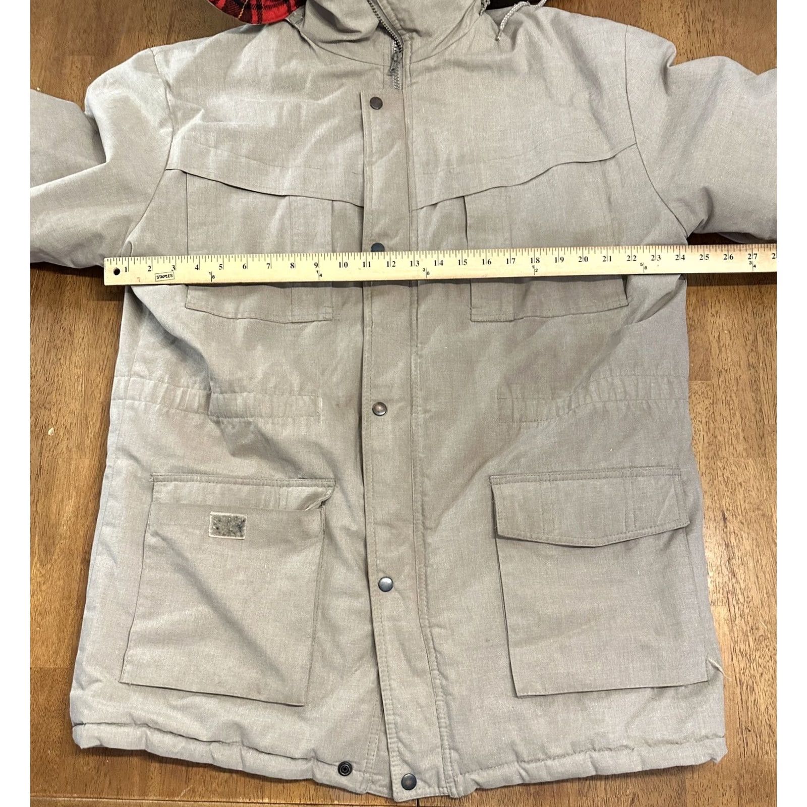 Vintage VINTAGE Woolrich Coat XL Beige Lined Logo 90s Parka Mens Size US XL / EU 56 / 4 - 5 Thumbnail