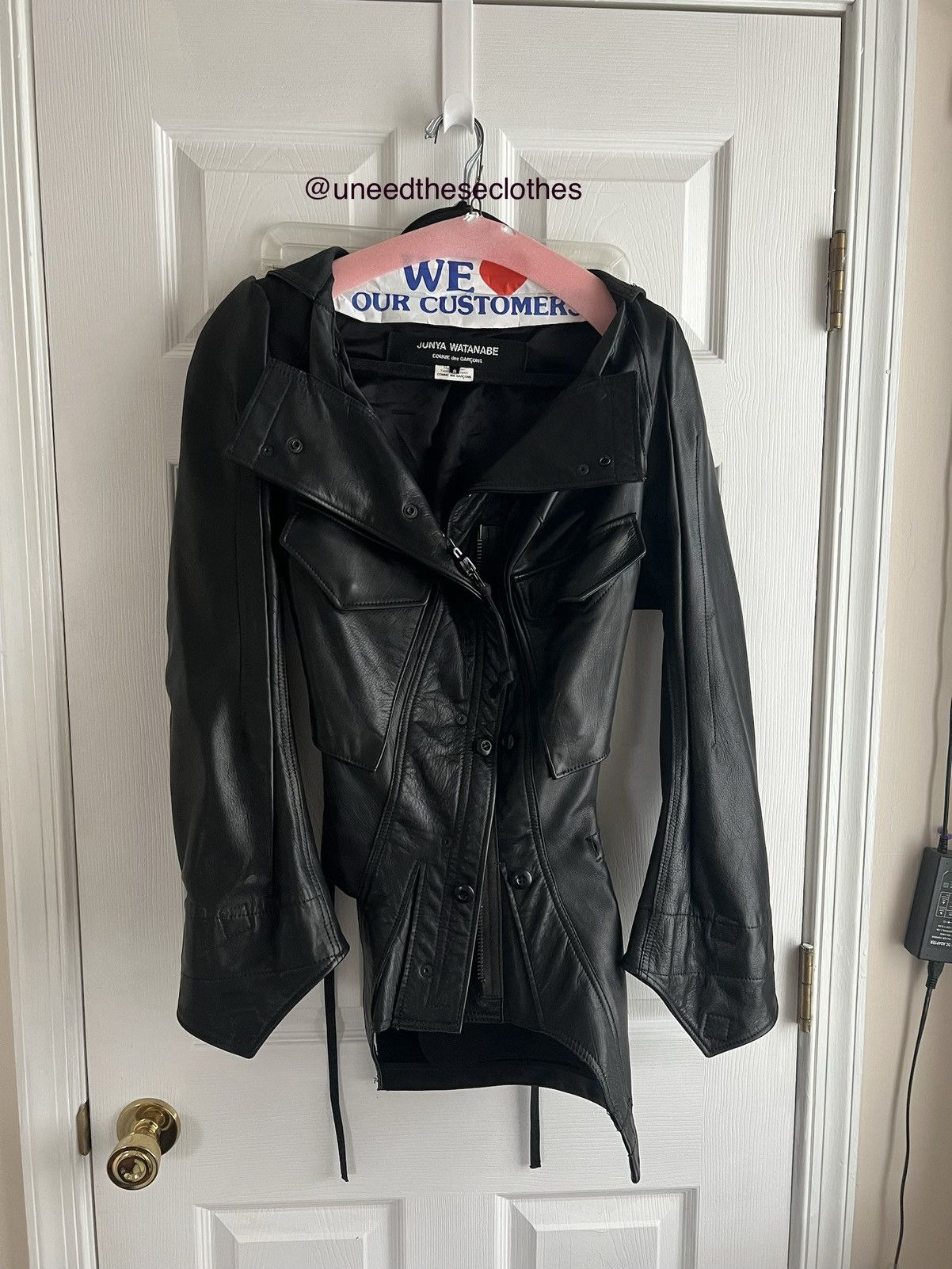 Junya Watanabe Junya Watanabe COMME des GRAÇONS Leather Jacket Size S / US 4 / IT 40 - 3 Thumbnail