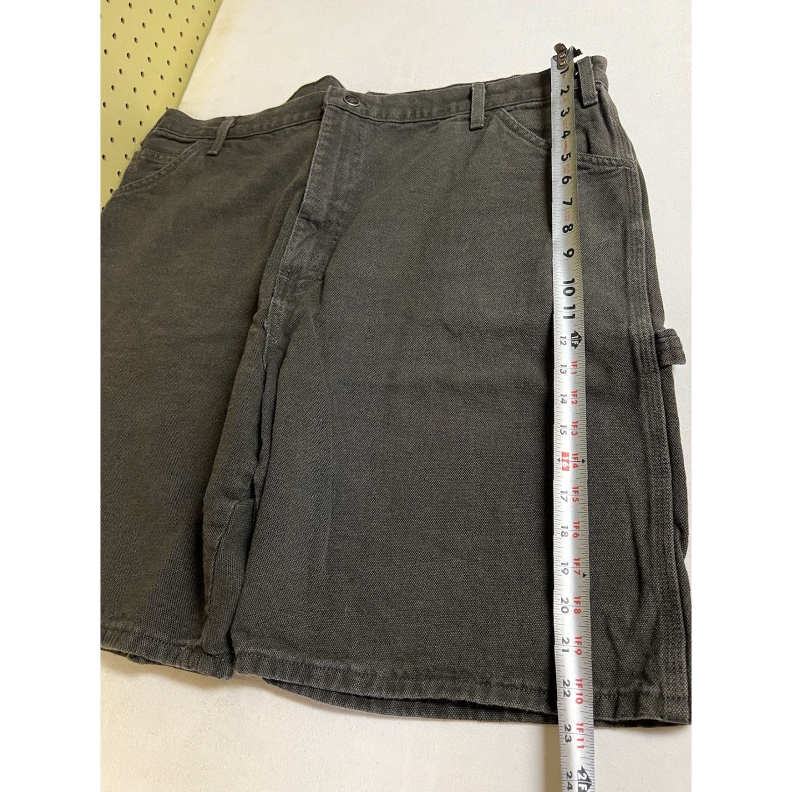 Dickies Dickies Mens 42 Green Loose Fit Carpenter Utility Denim Cargo Shorts Size US 42 / EU 58 - 8 Thumbnail