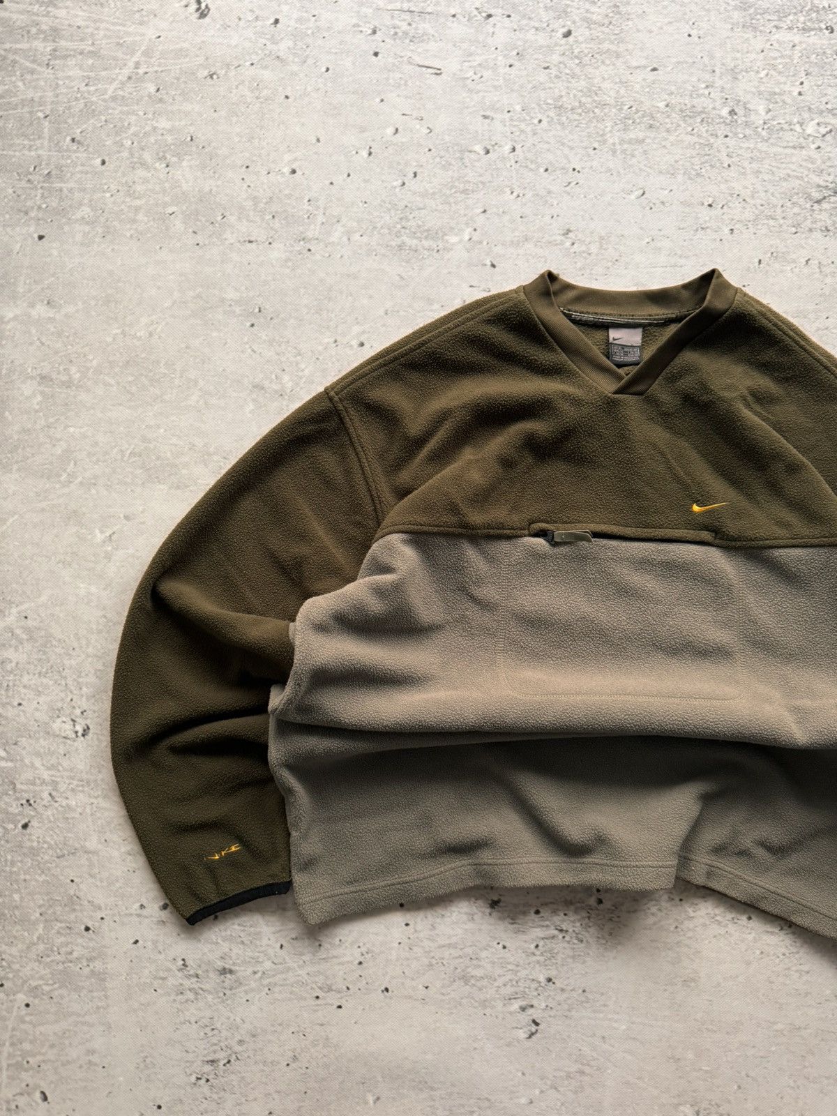Nike × Vintage NIKE VINTAGE TEDDY BASIC LOGO OVERSIZE BOXY SWEATSHIRT Size US XL / EU 56 / 4 - 2 Thumbnail
