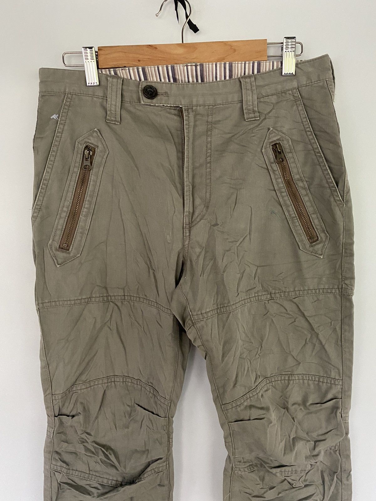 PPFM Vintage PPFM Zipper Cotton Jeans Pocket Double Knee Pants Size US 30 / EU 46 - 2 Thumbnail