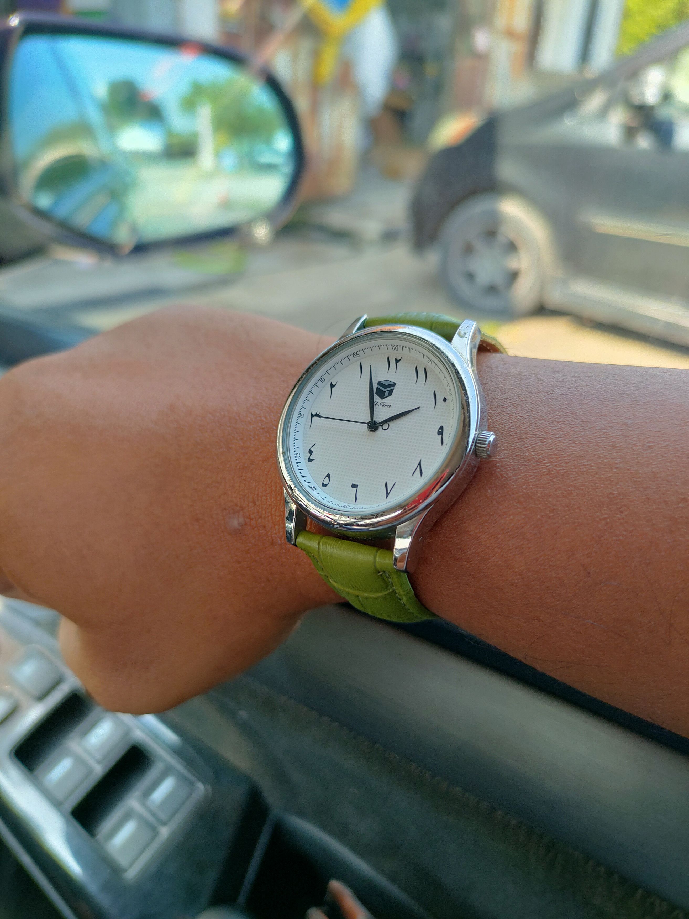 Vintage Al Isra kaabah arabic font counter clockwise rotation watch Size ONE SIZE - 3 Thumbnail