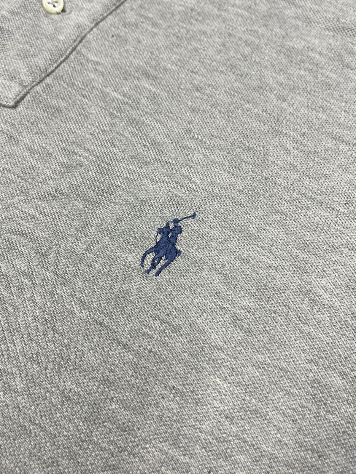 Polo Ralph Lauren Vintage Polo Ralph Lauren Rugby Polo Longsleeve Grey Y2K Size US L / EU 52-54 / 3 - 5 Thumbnail