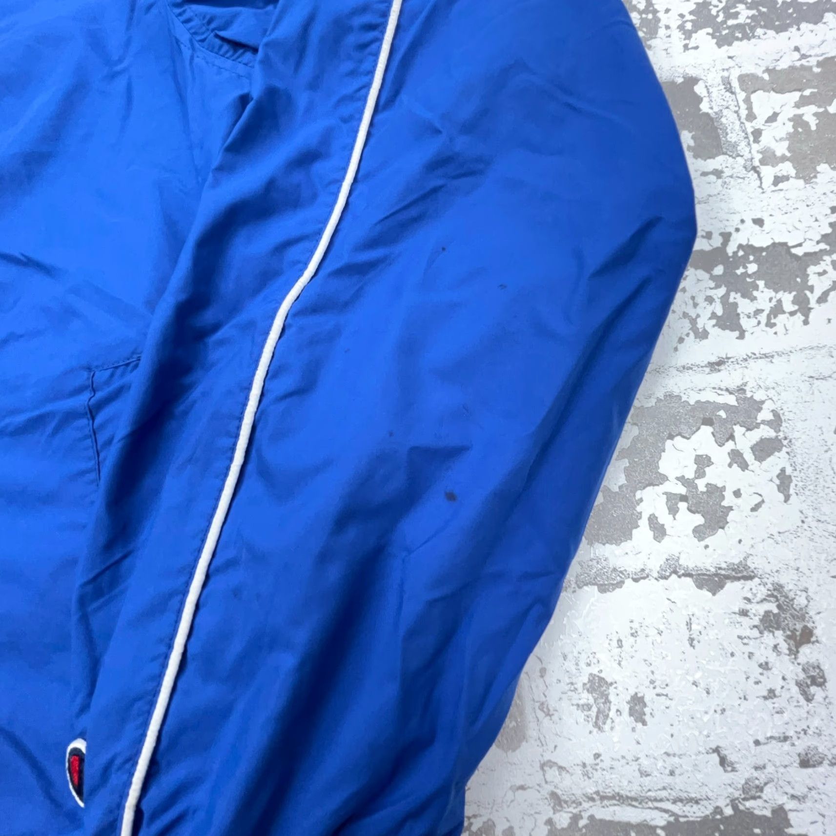 Champion Champion Jacket Men L Blue Windbreaker Pockets All Seasons Breathable Easy Care Moisture Wicking Golf Track & Field Activewear Casual Size US L / EU 52-54 / 3 - 6 Thumbnail