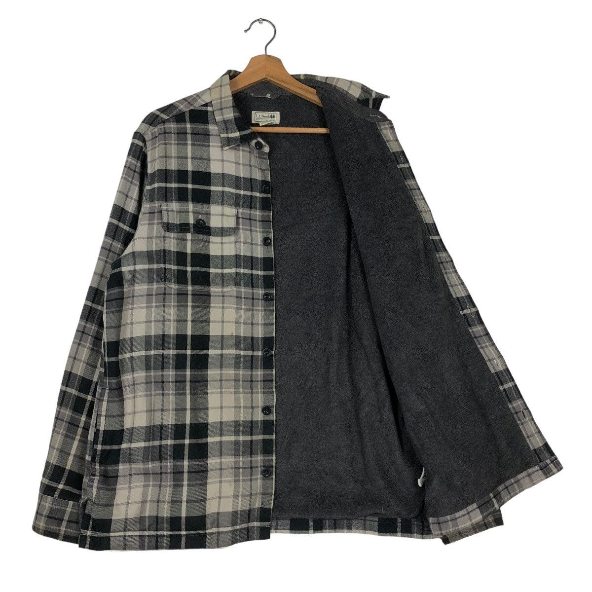 Japanese Brand 🔥VINTAGE FLANNEL SHIRT JACKET L.L.BEAN CHECK TARTAN DESIGN Size US L / EU 52-54 / 3 - 13 Thumbnail