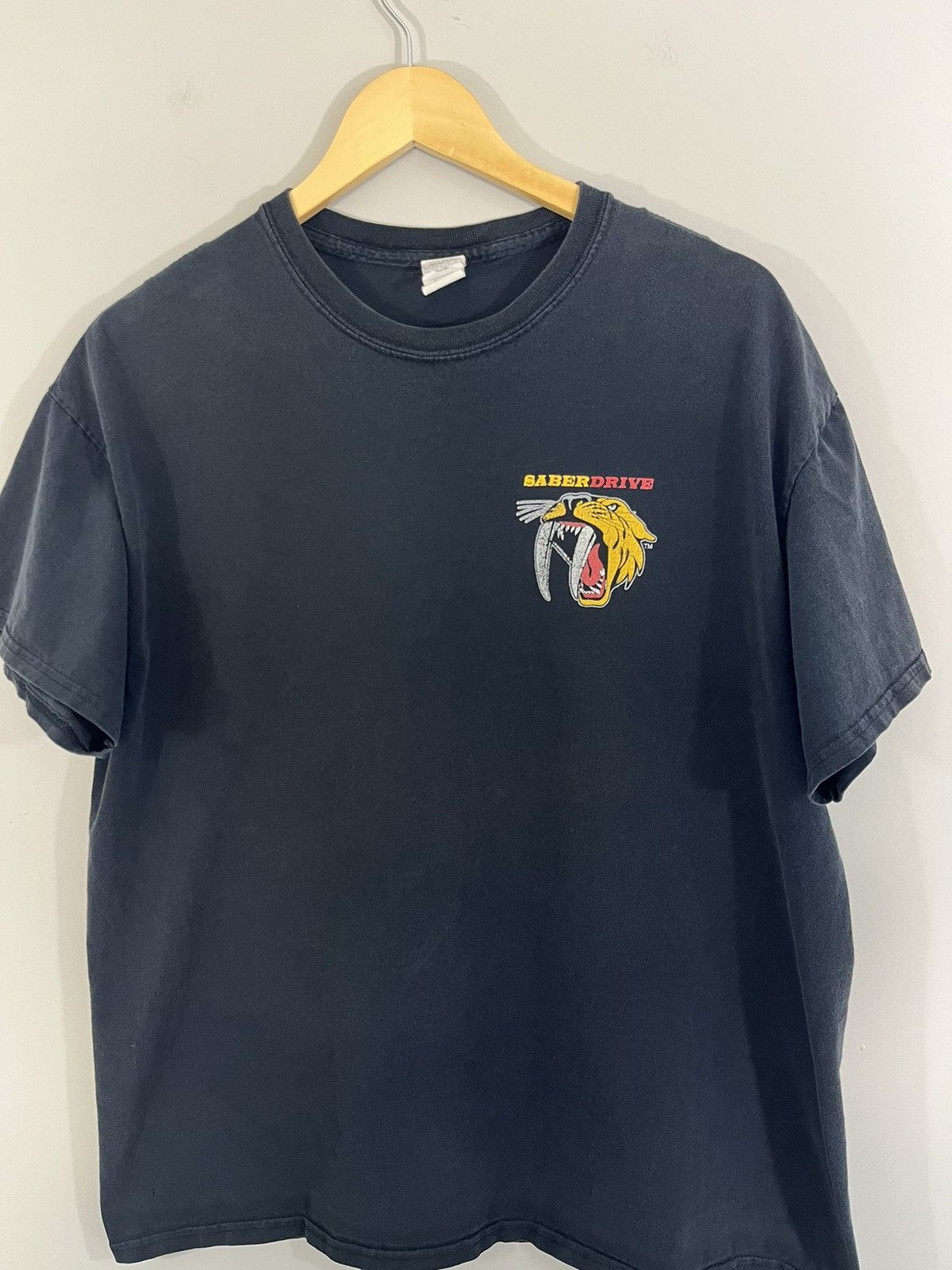 Vintage Sex Joke Sun Faded Black Tee Size US XL / EU 56 / 4 - 2 Thumbnail