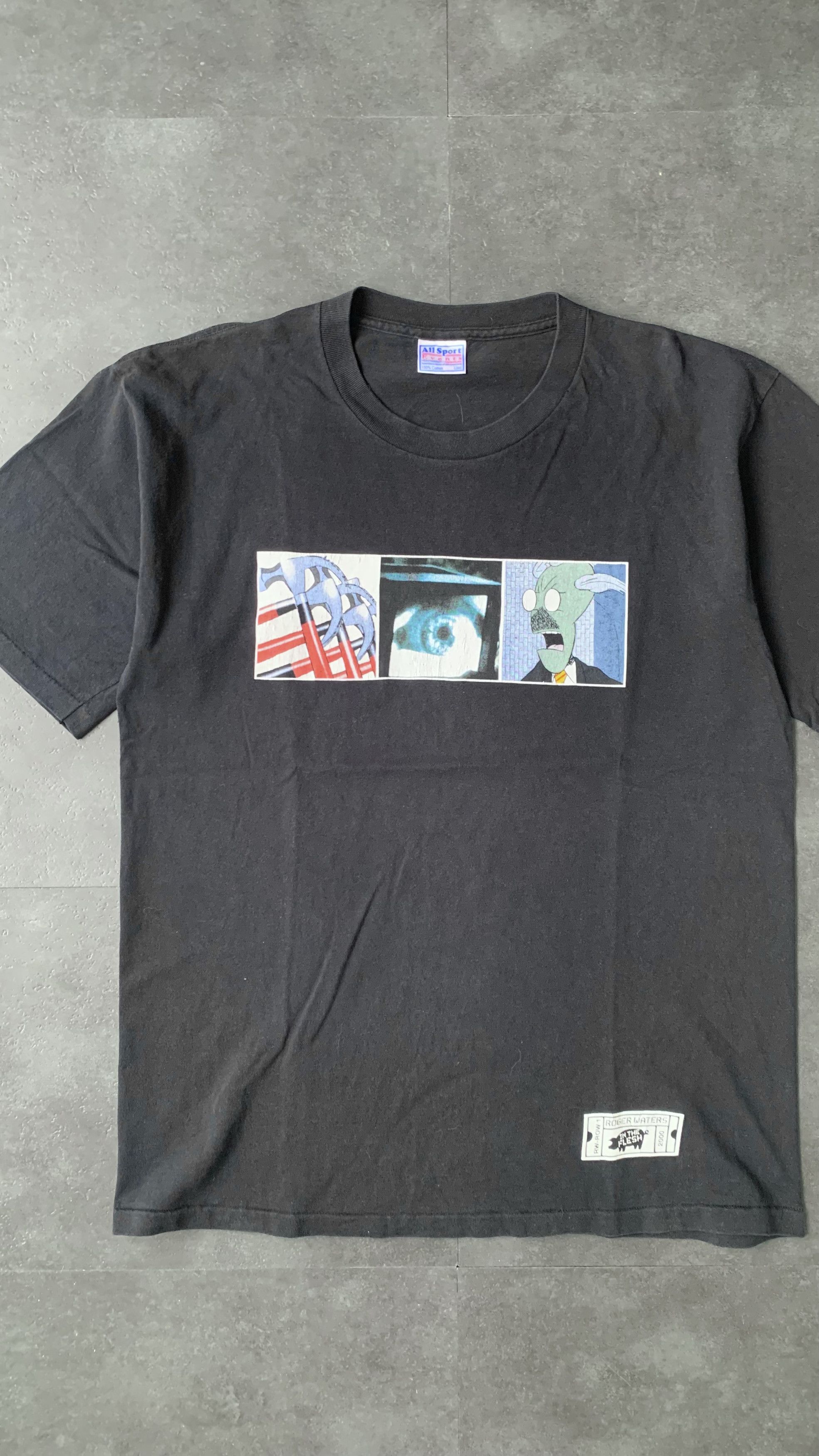 Vintage Vintage 2000s Pink Floyd Roger Waters Band Tee Shirt Size US L / EU 52-54 / 3 - 3 Thumbnail