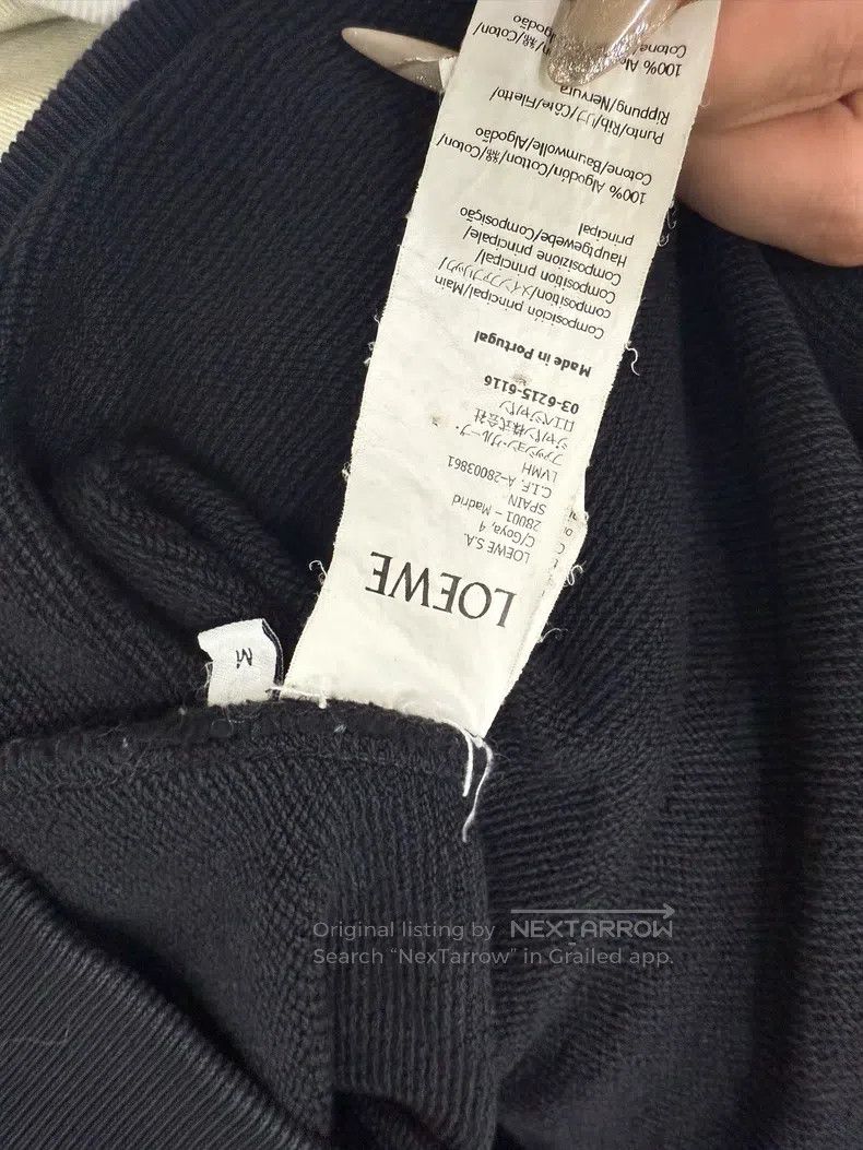 Loewe Loewe Black Sweatshirt Size M / US 6-8 / IT 42-44 - 4 Thumbnail