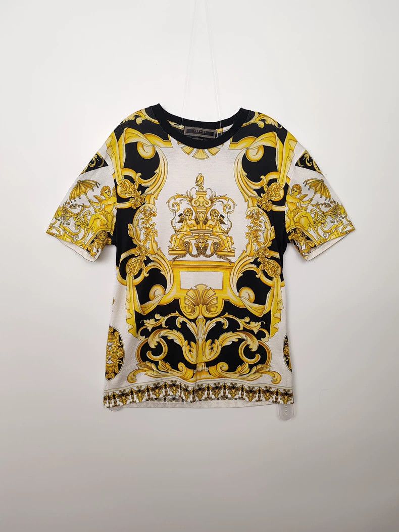 Versace Versace Baroque print short sleeves Size S / US 4 / IT 40 - 1 Thumbnail