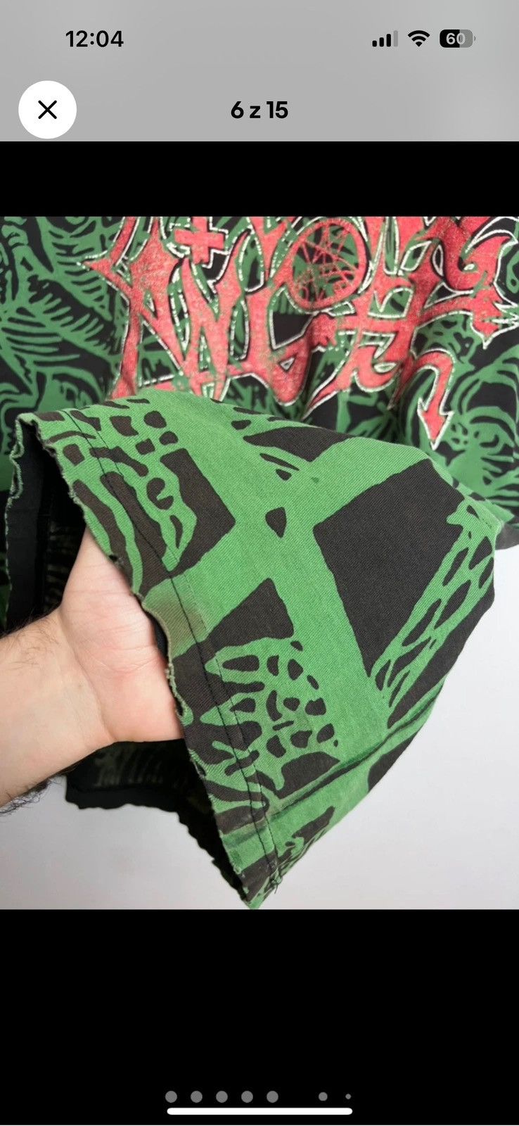 Vintage Rare Vintage 90s Morbid Angel Abominations Metal Band Tshirt Size US XL / EU 56 / 4 - 6 Thumbnail