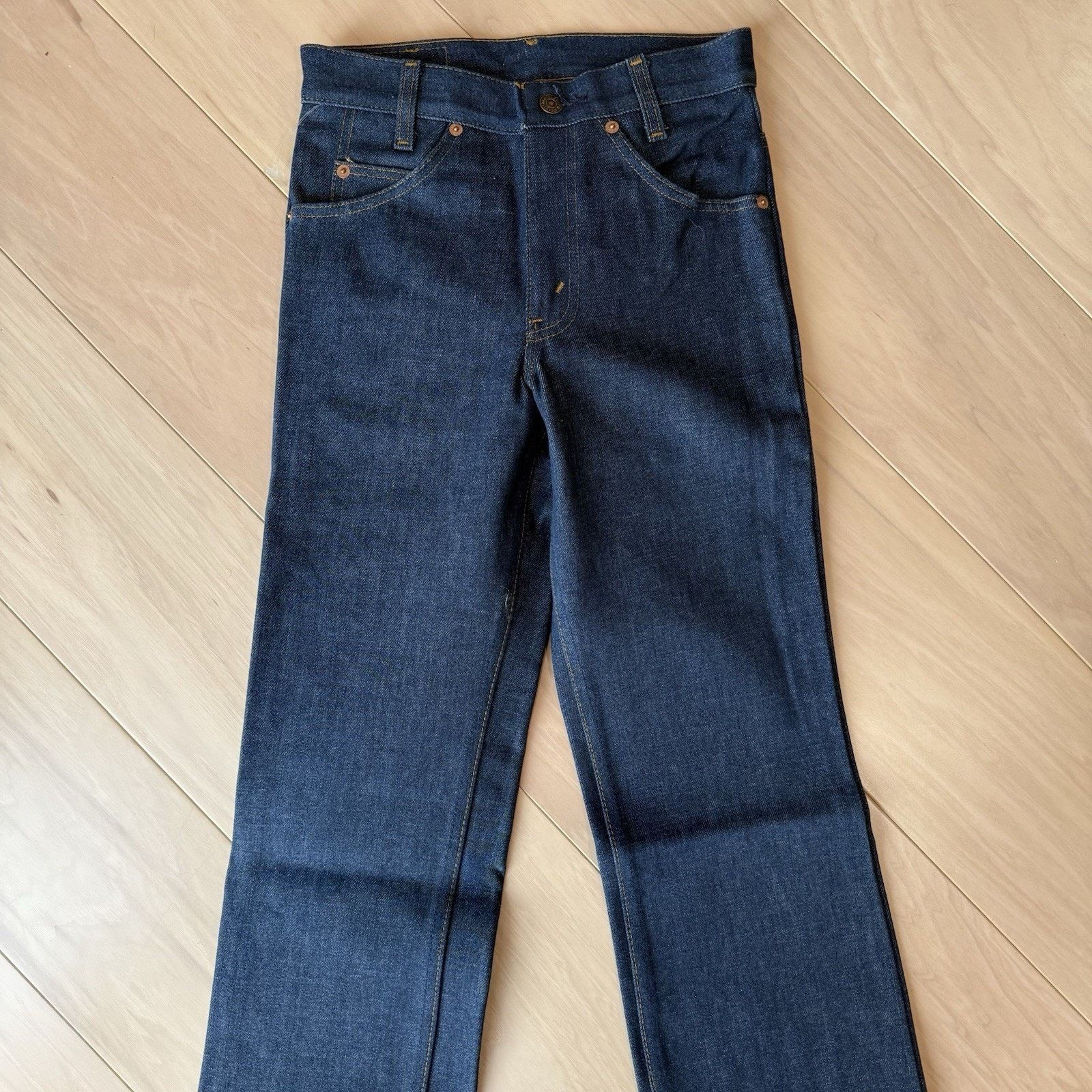 Levi's Vintage Levis 716 Jeans 26 Blue Dark Wash Bootcut Student Size US 26 / EU 42 - 3 Thumbnail