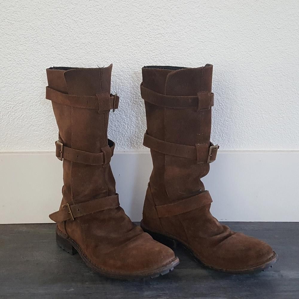 Fiorentini + Baker Chocolate Suede Fiorentini & Baker Boots Size US 7 / IT 37 - 2 Thumbnail