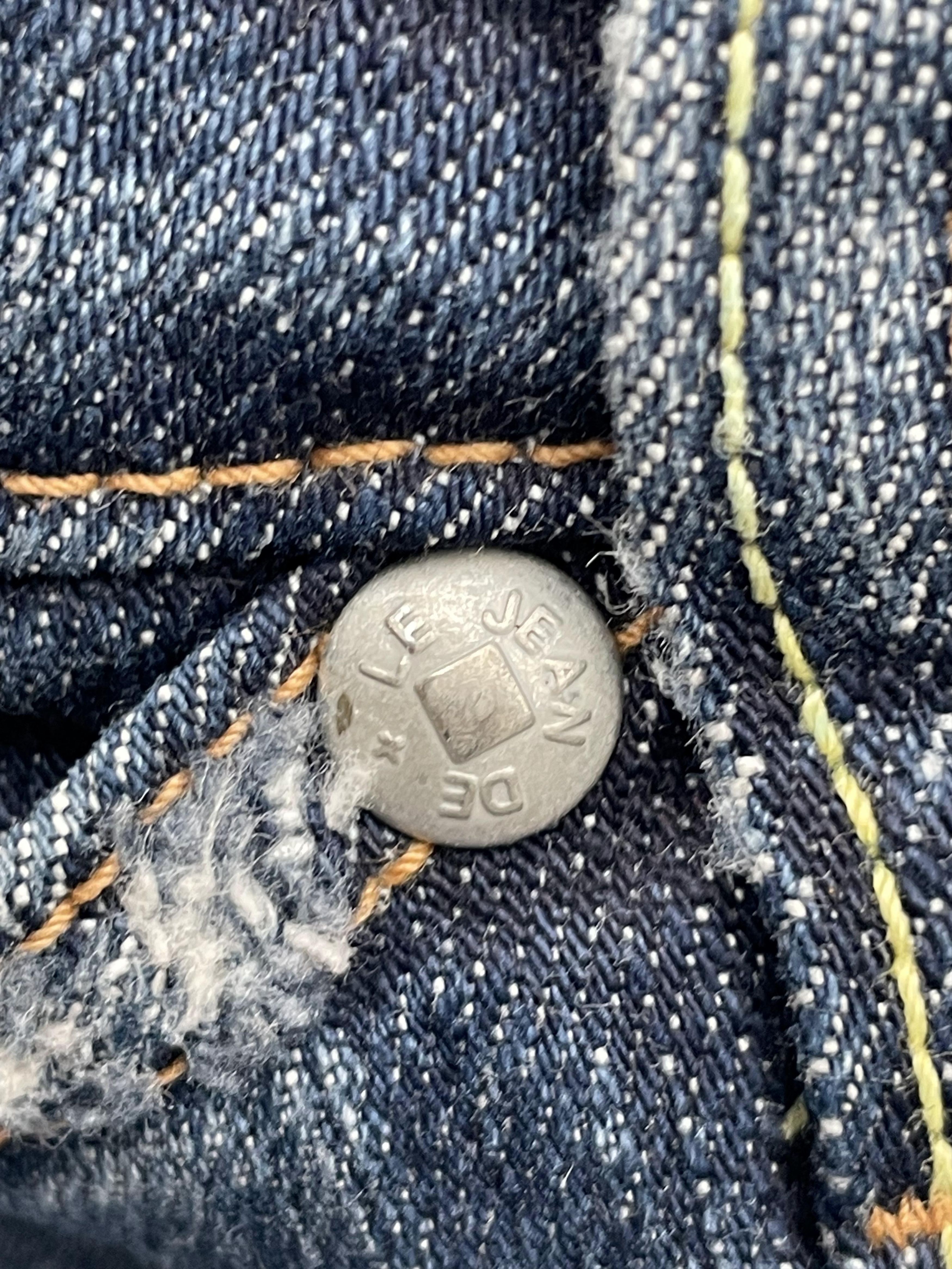 Marithe + Francois Girbaud Vintage Marithe Francois Girbaud Le Jean Denim Skirt Size 26" / US 2 / IT 38 - 7 Thumbnail